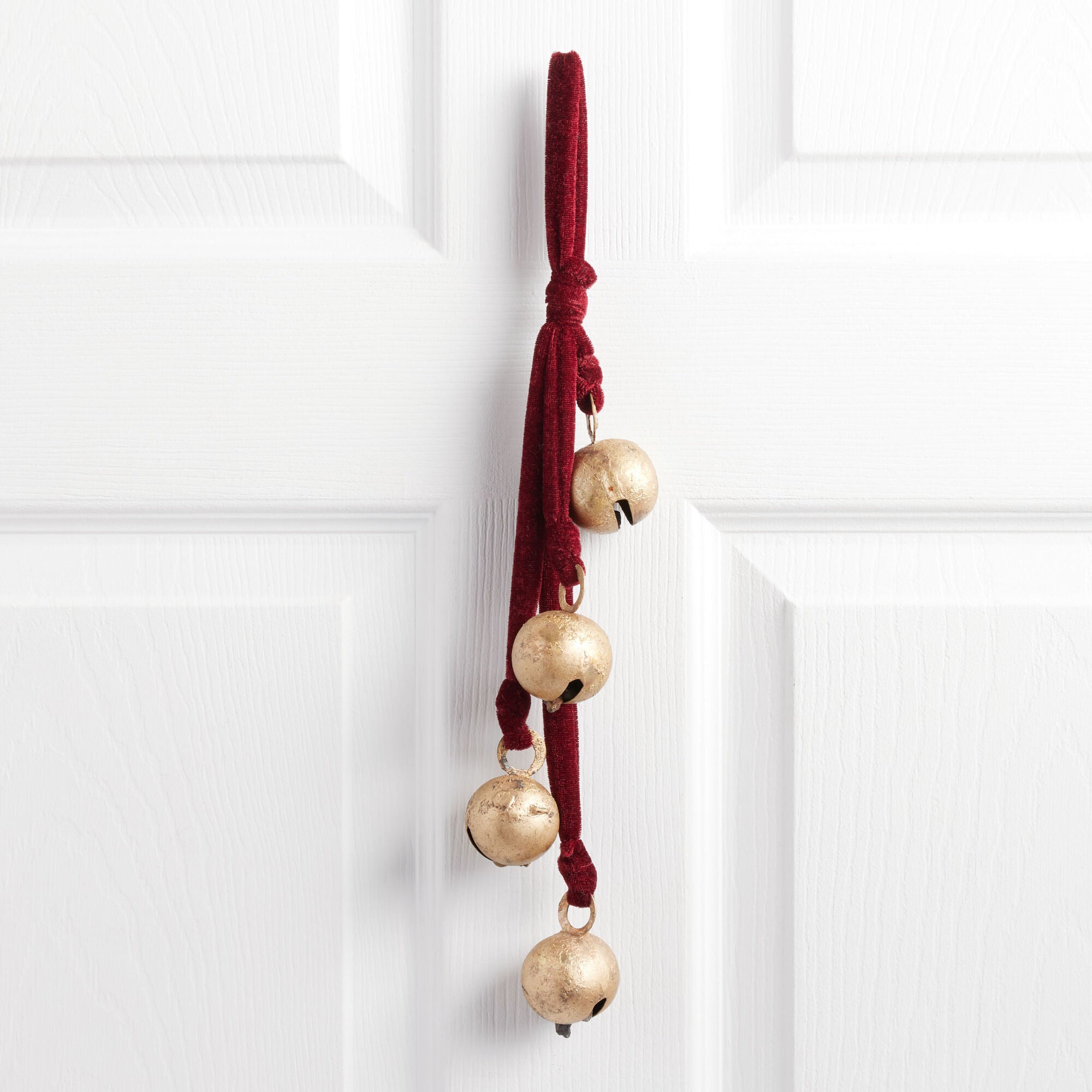 Gold Bells on Red Velvet Rope