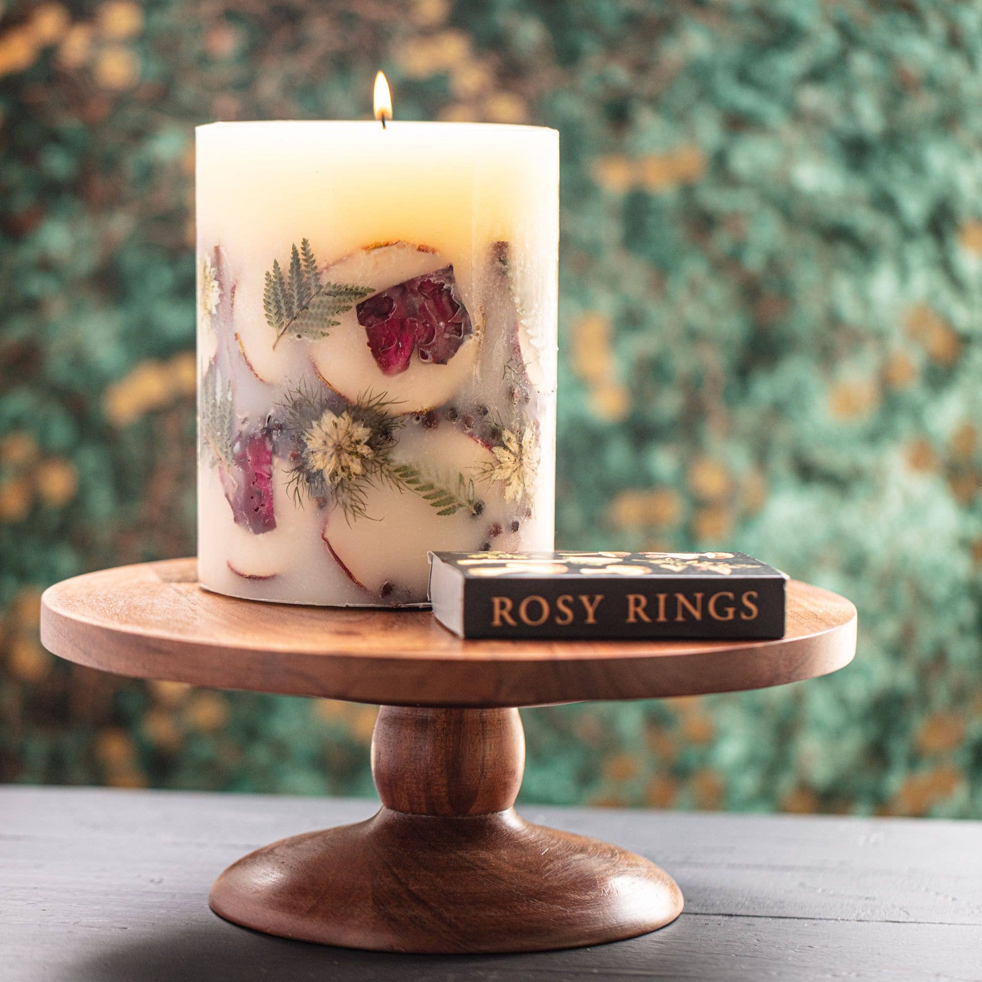 Accent Hand-Poured Botanical Candle - Spicy Apple 5.5"H