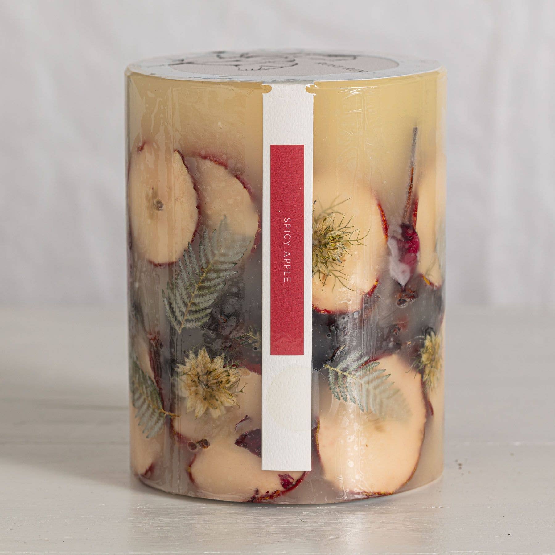 Accent Hand-Poured Botanical Candle - Spicy Apple 5.5"H