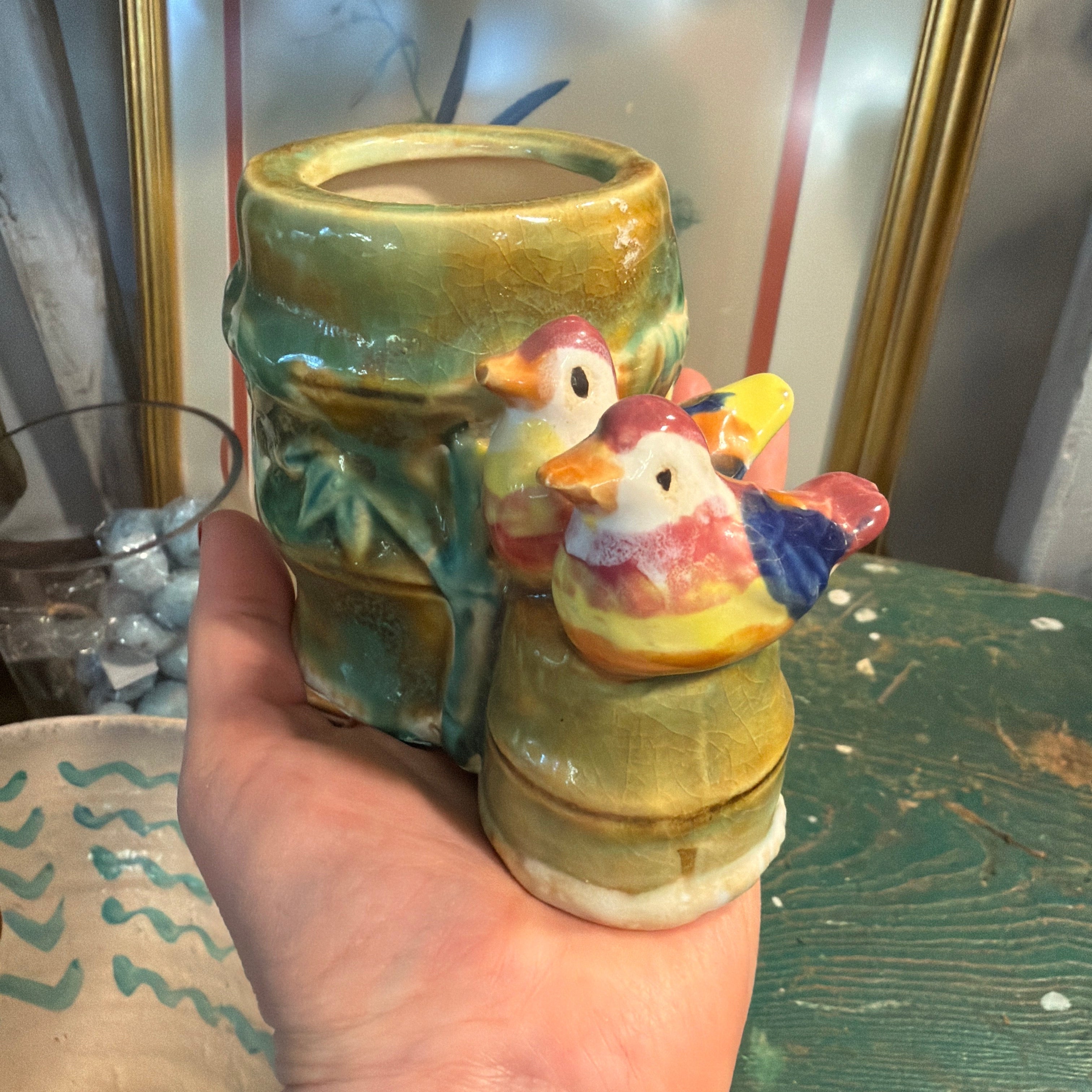 MCM Lovebird Petite Planter