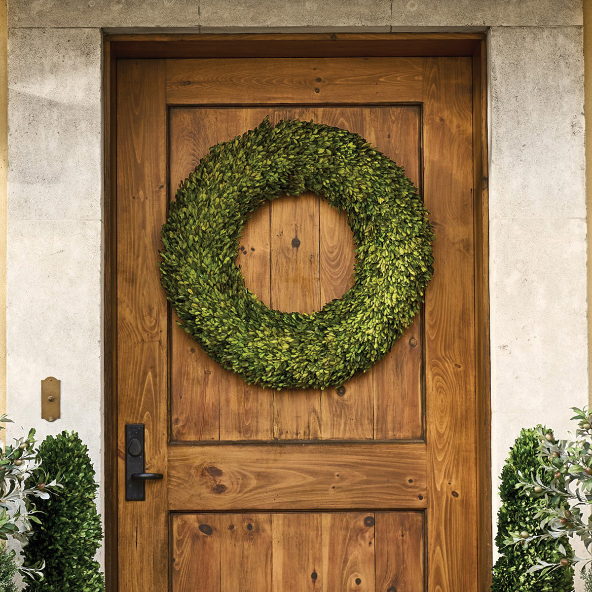 Green Boxwood Wreath 20"