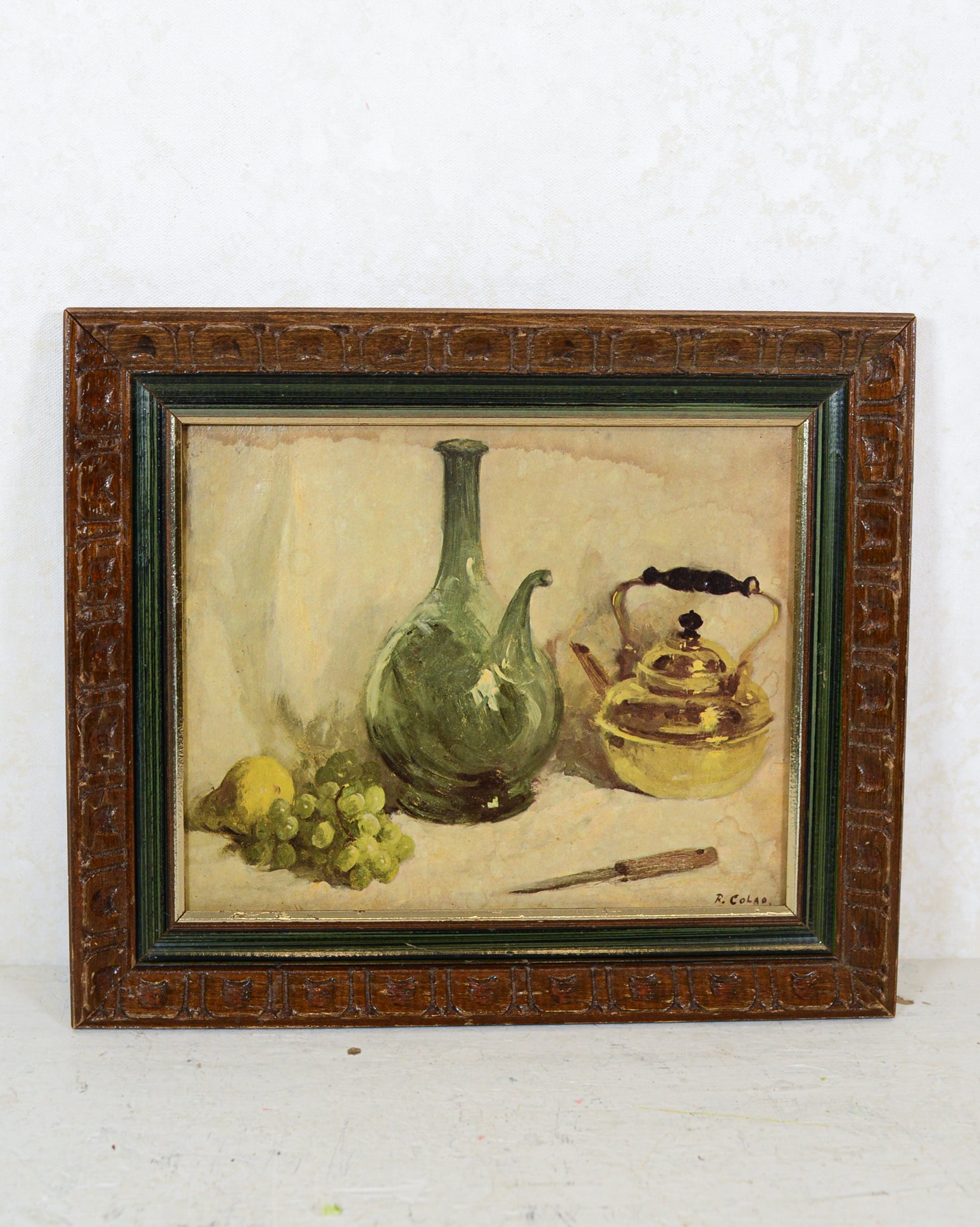 Vintage Still Life in Frame