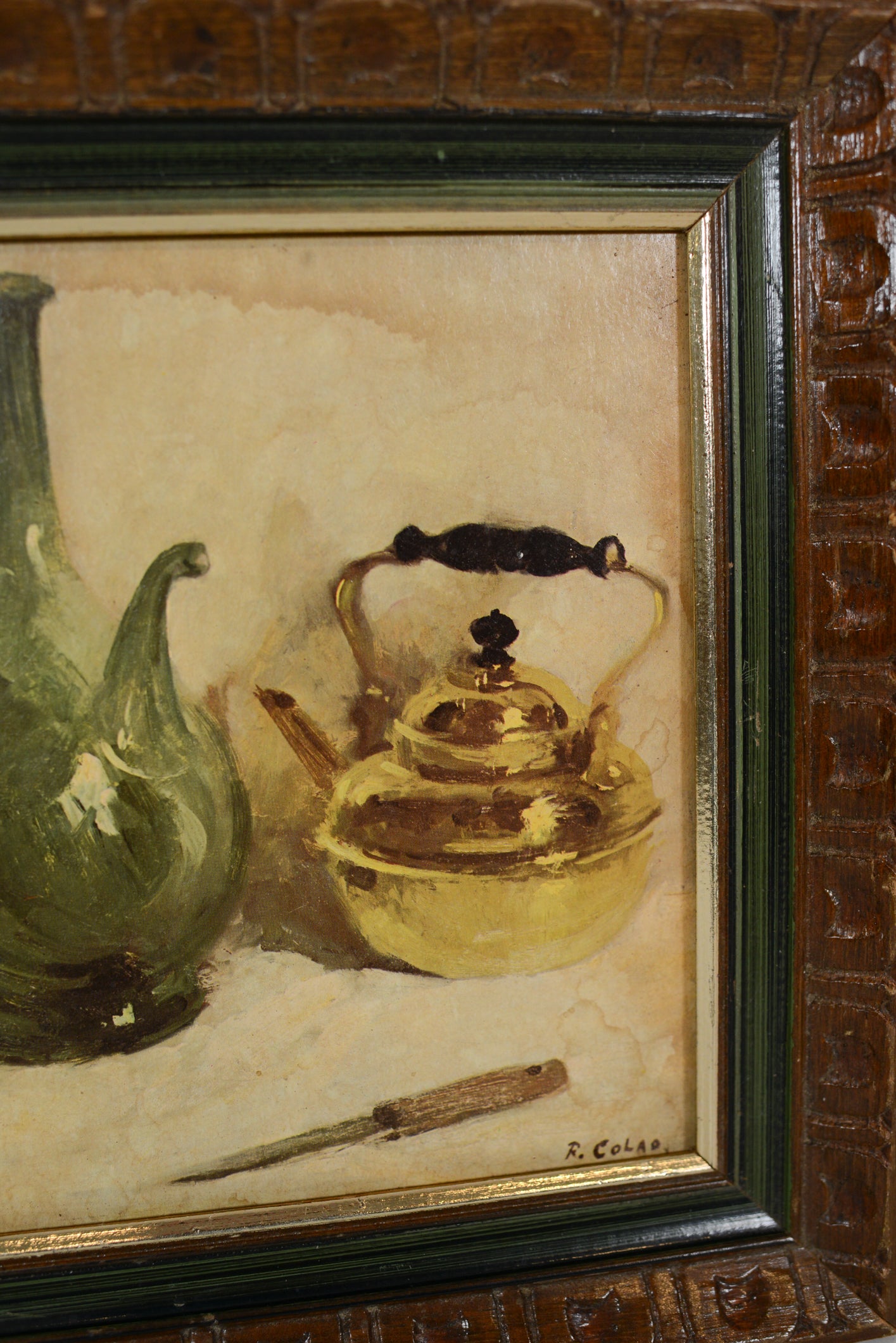 Vintage Still Life in Frame