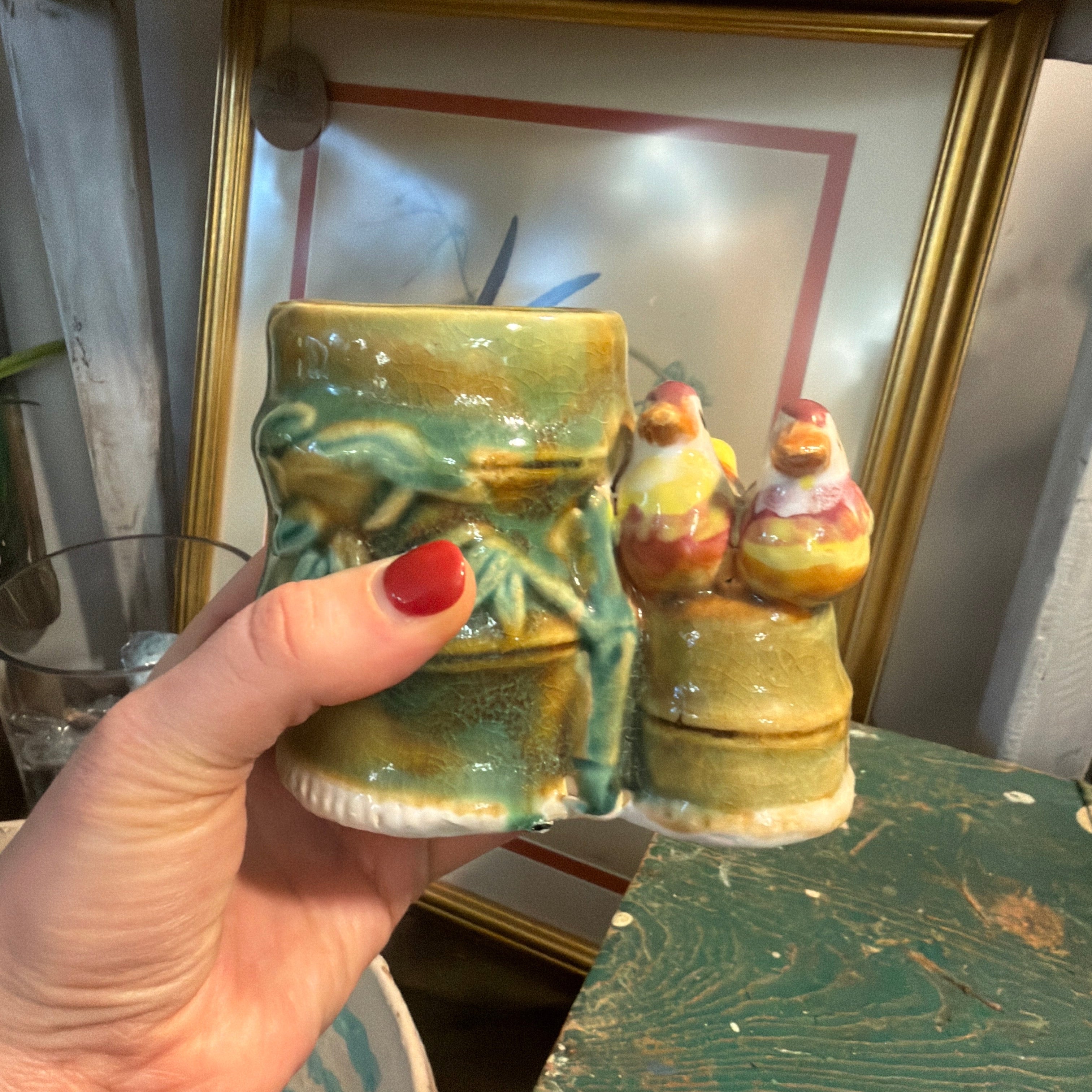 MCM Lovebird Petite Planter