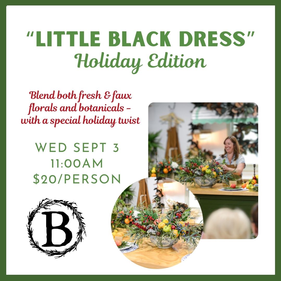 09.03.25 @ 11AM | "Little Black Dress" Holiday Edition Demonstration Presentation