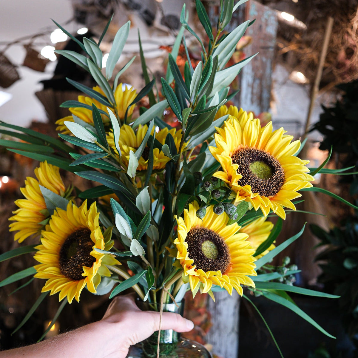Sunflower Harvest Grand Bouquet Drop In
