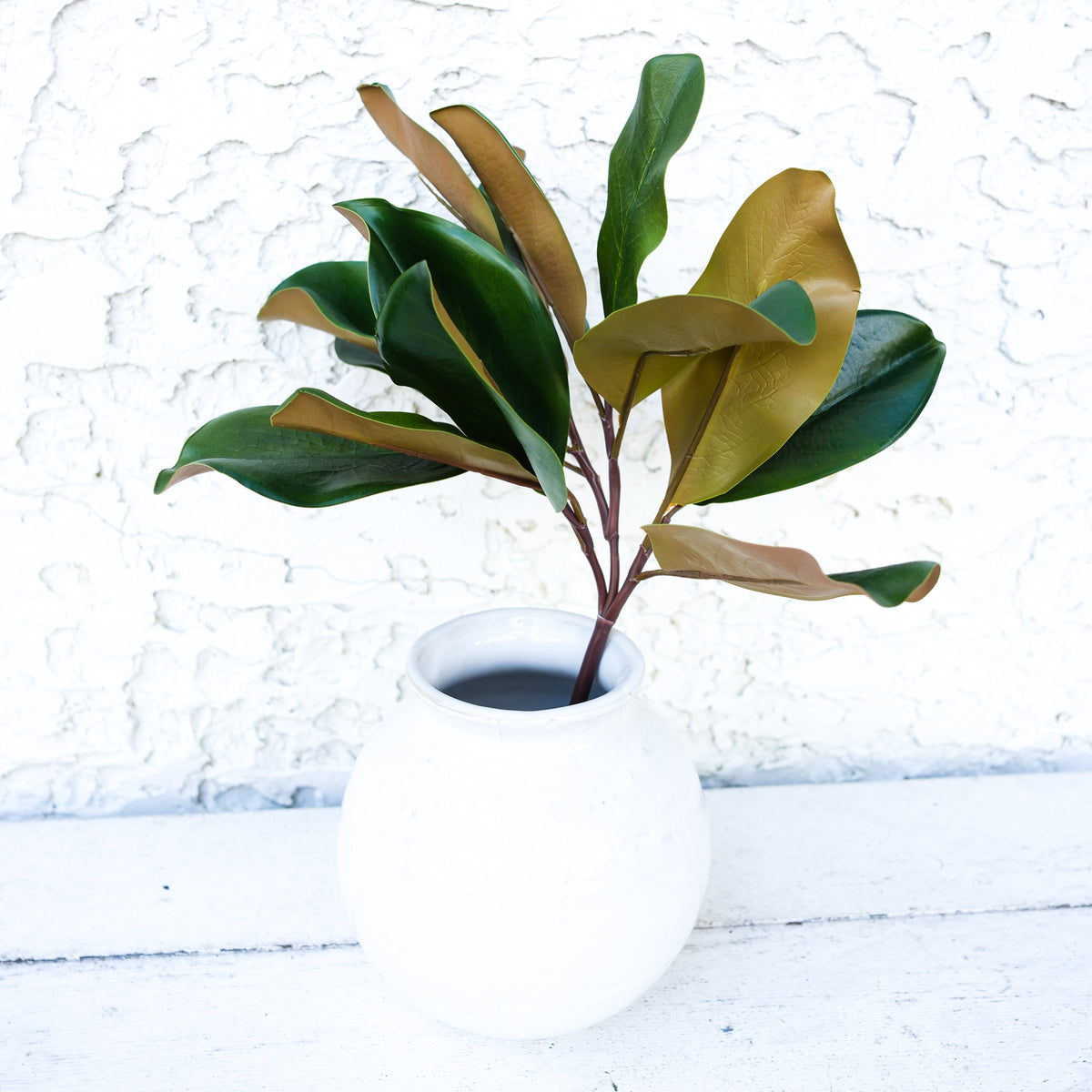 Magnolia Leaf Spray Natural Touch 16”H