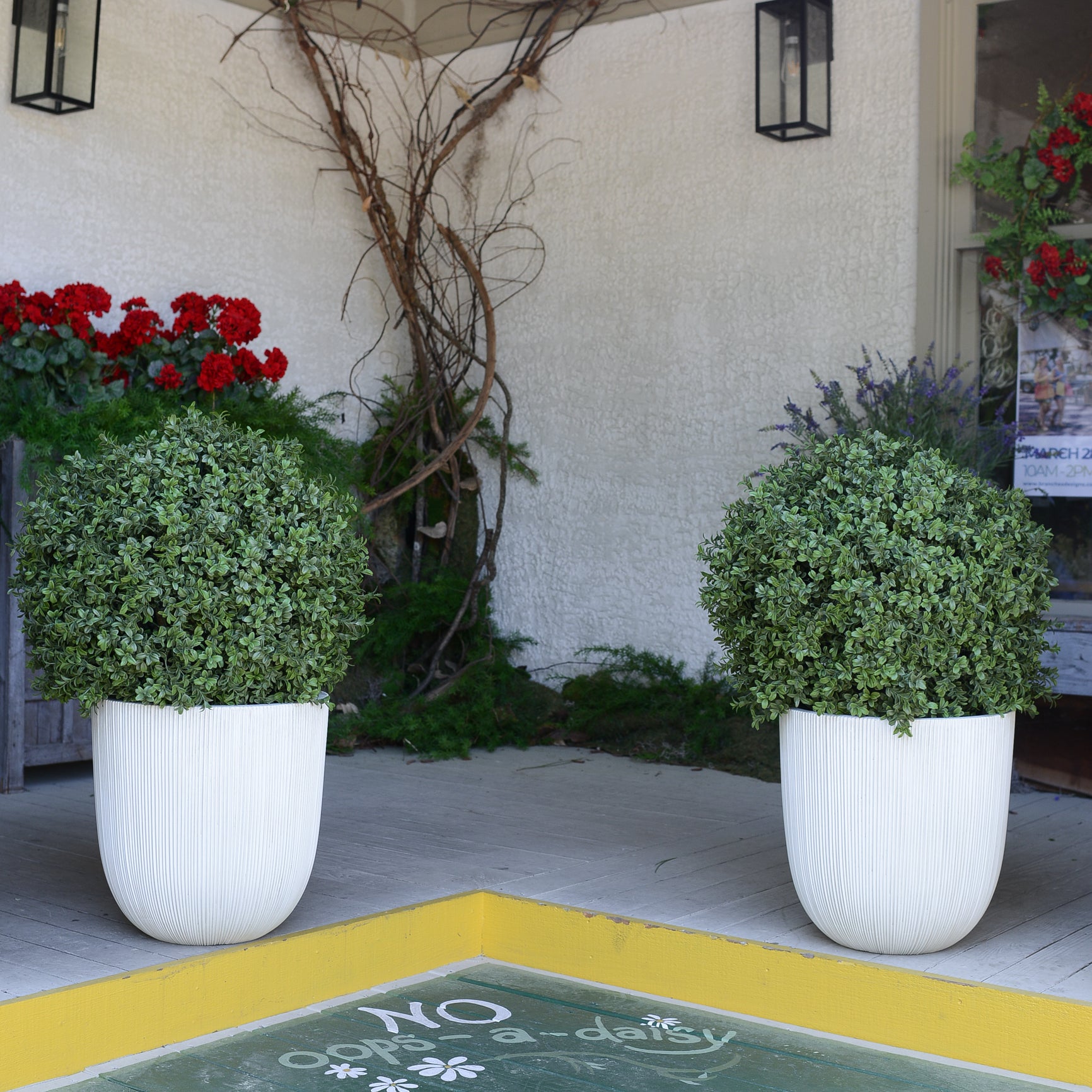UV Boxwood Ball Topiary 34"H x 24"W