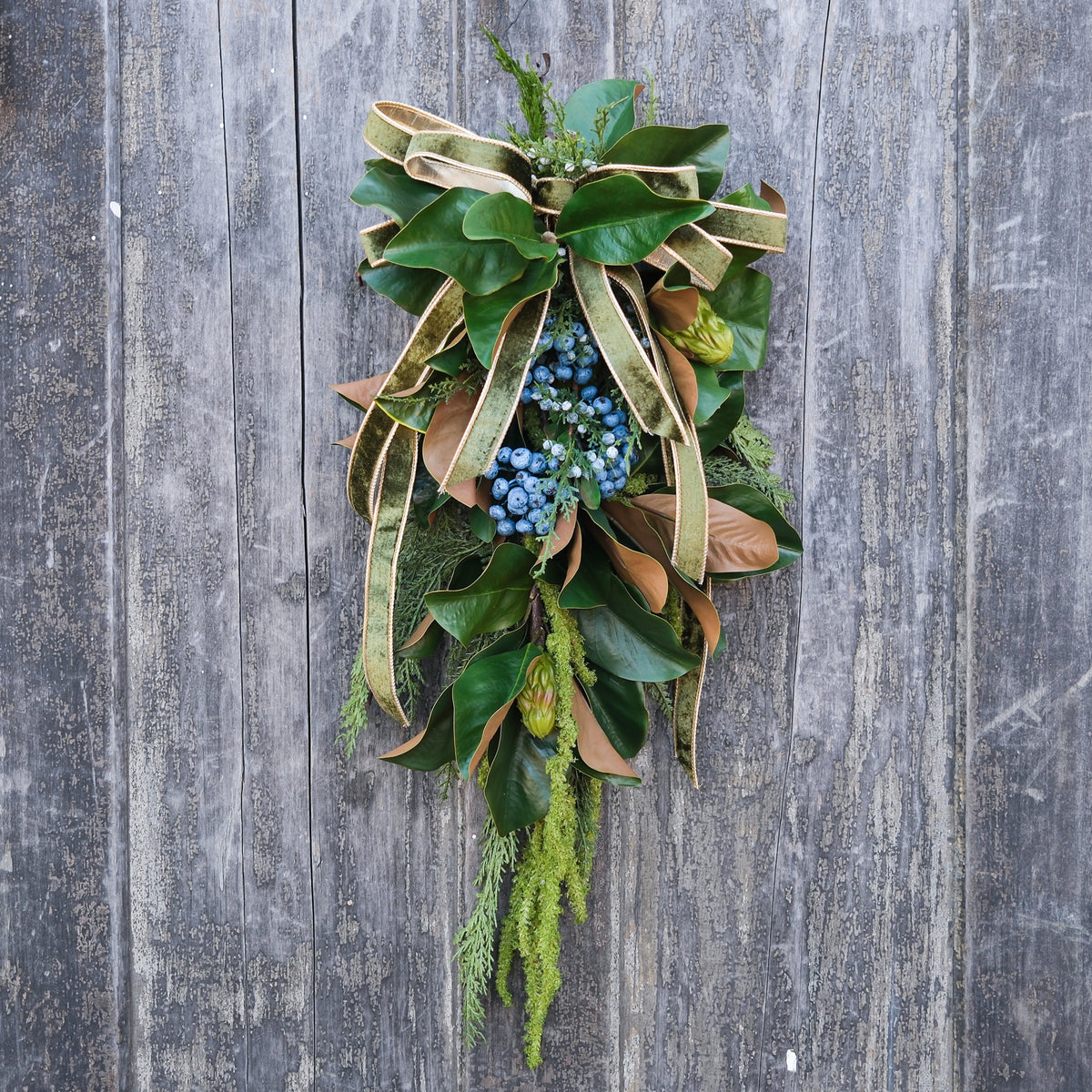Blue Bell Bow Bough and Down Drop