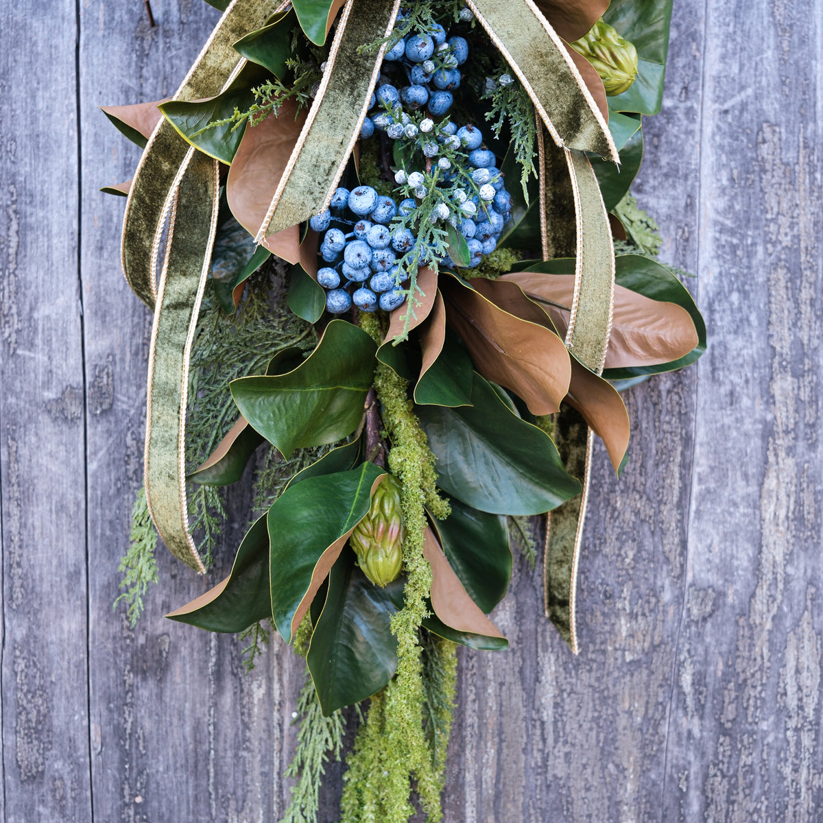 Blue Bell Bow Bough and Down Drop