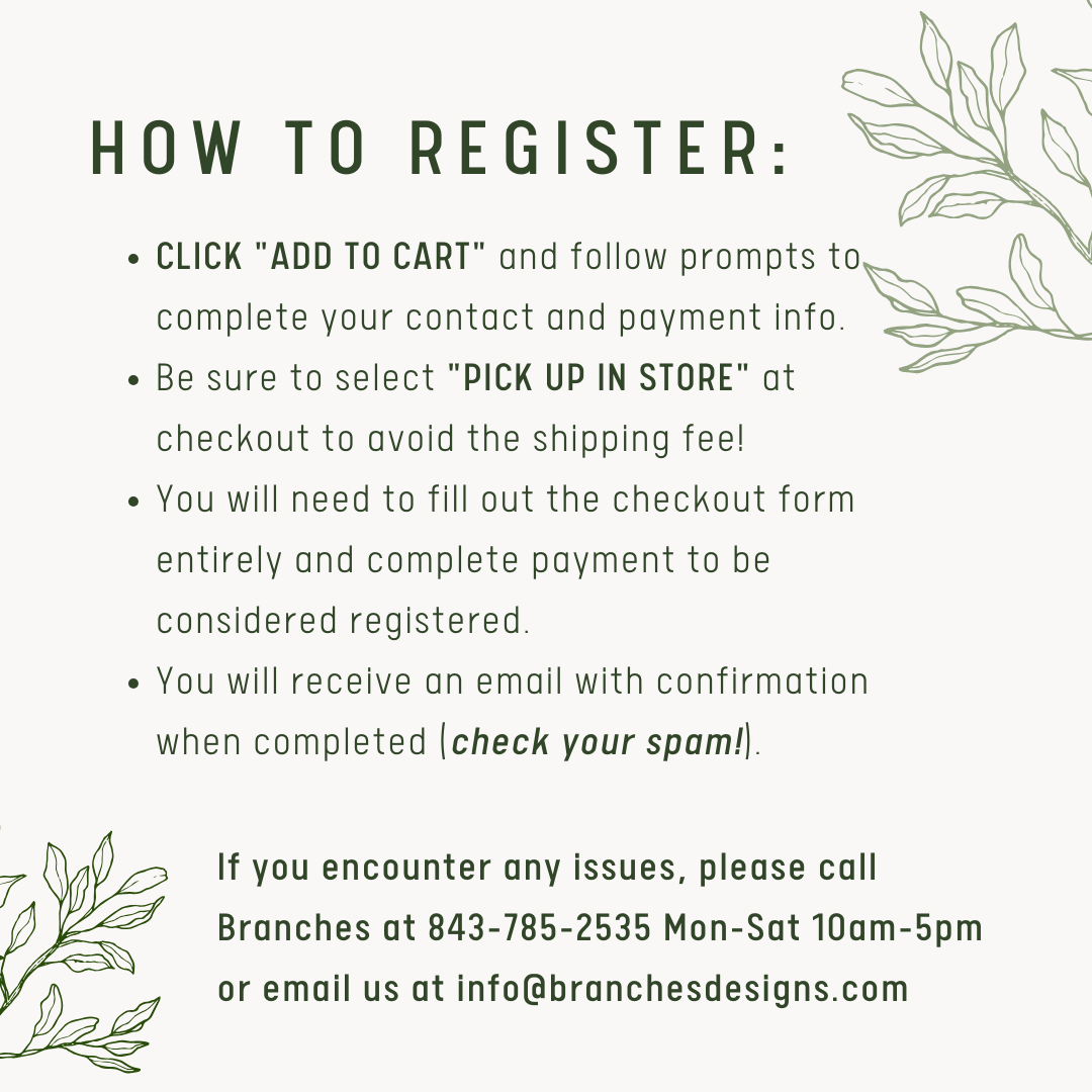 03.18.2026 @ 1PM | Fresh Succulent Design Workshop w/ Woodsman's Wife & Co. (Overflow Class)