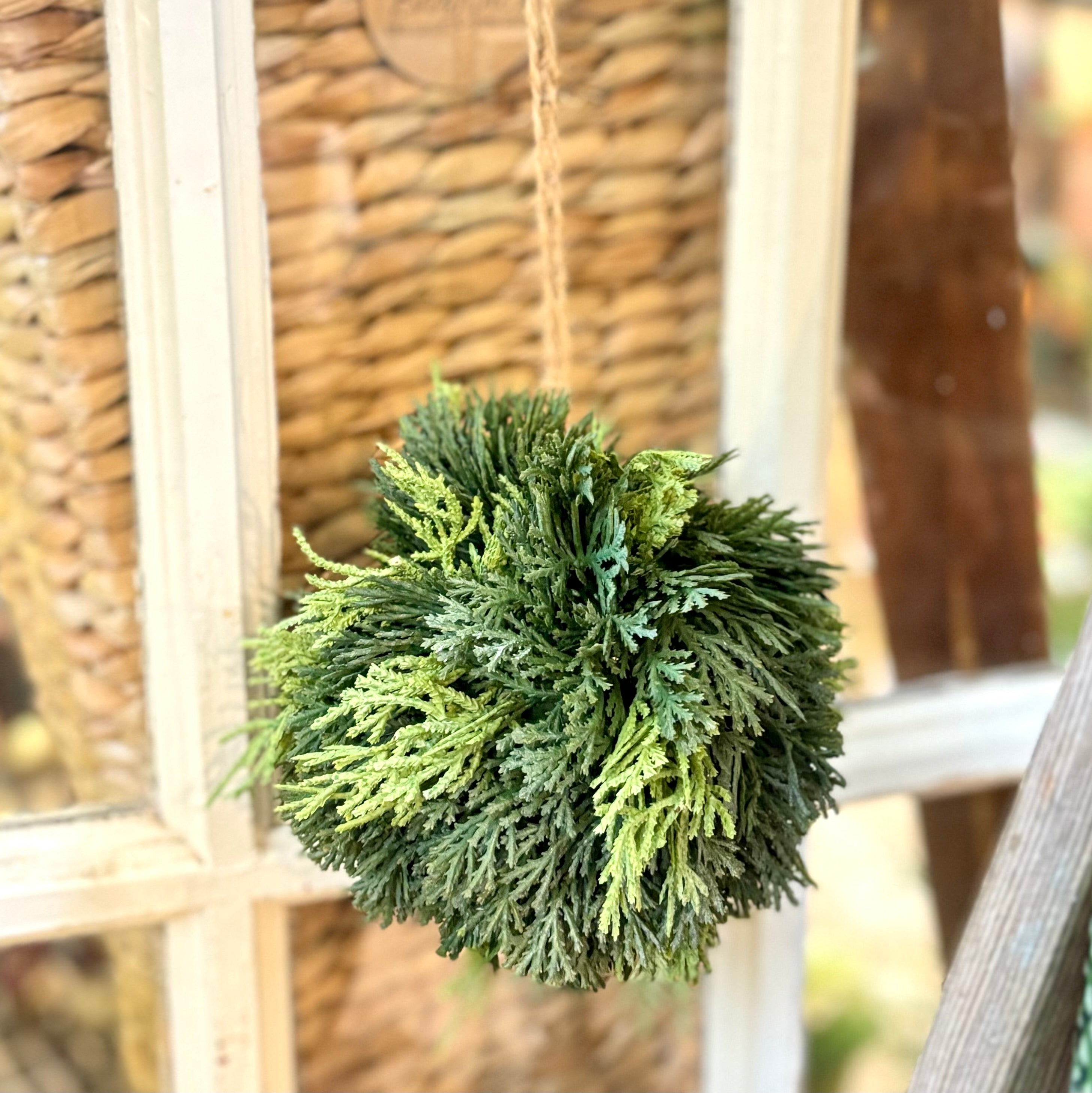 Real Touch Cedar Ball 5"