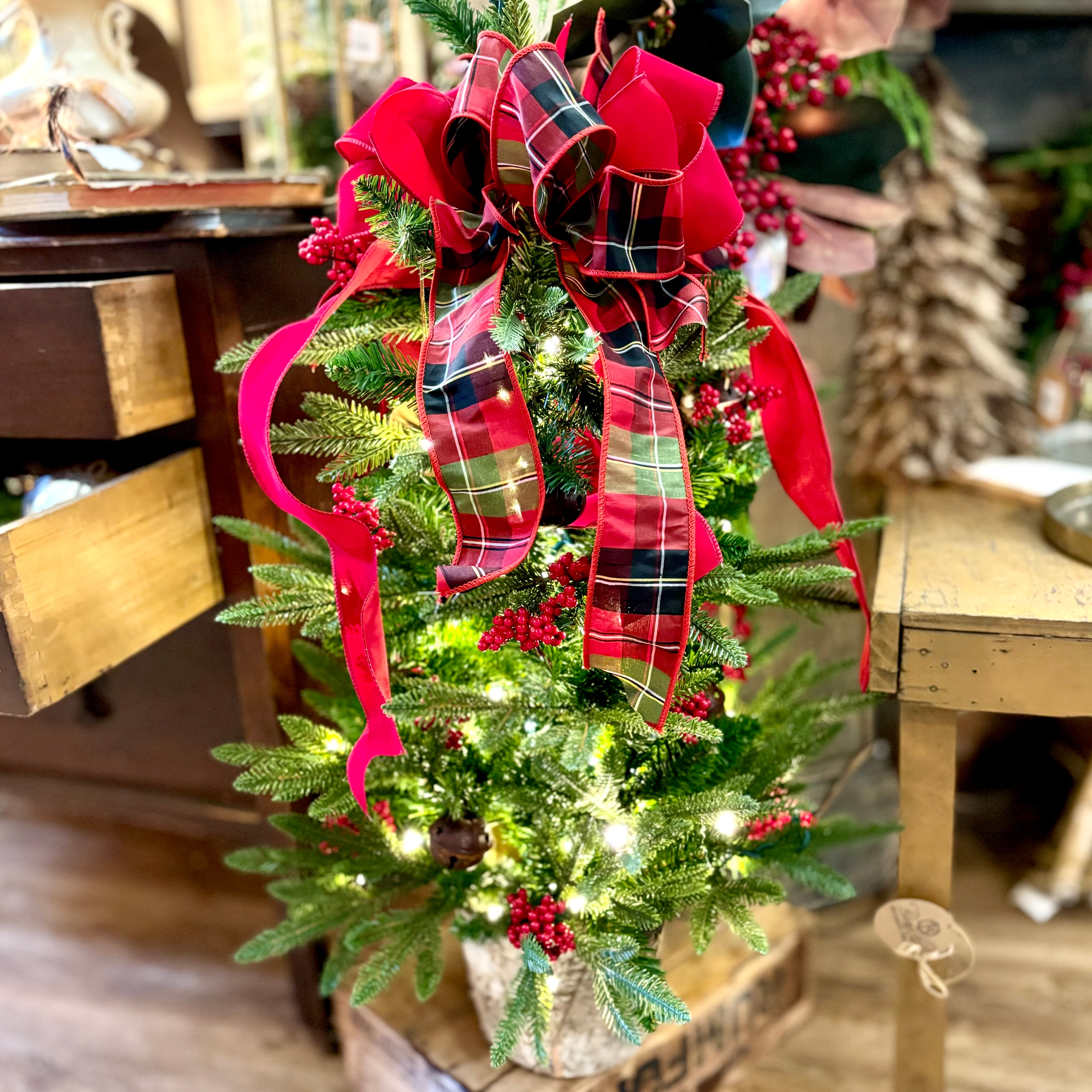 3 ft. Jingle Bell Holiday Pre-Lit Decorated  Tree