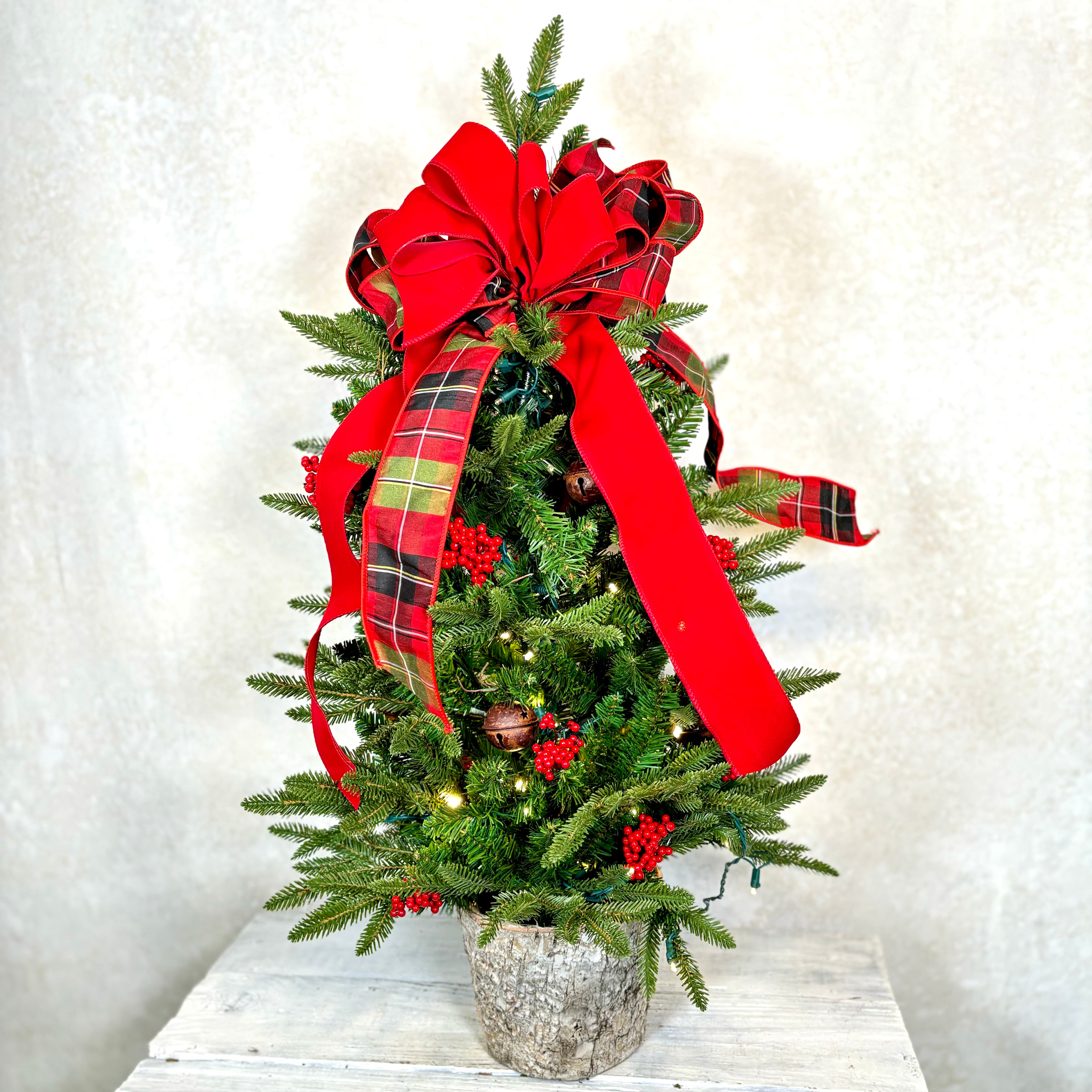 3 ft. Jingle Bell Holiday Pre-Lit Decorated  Tree