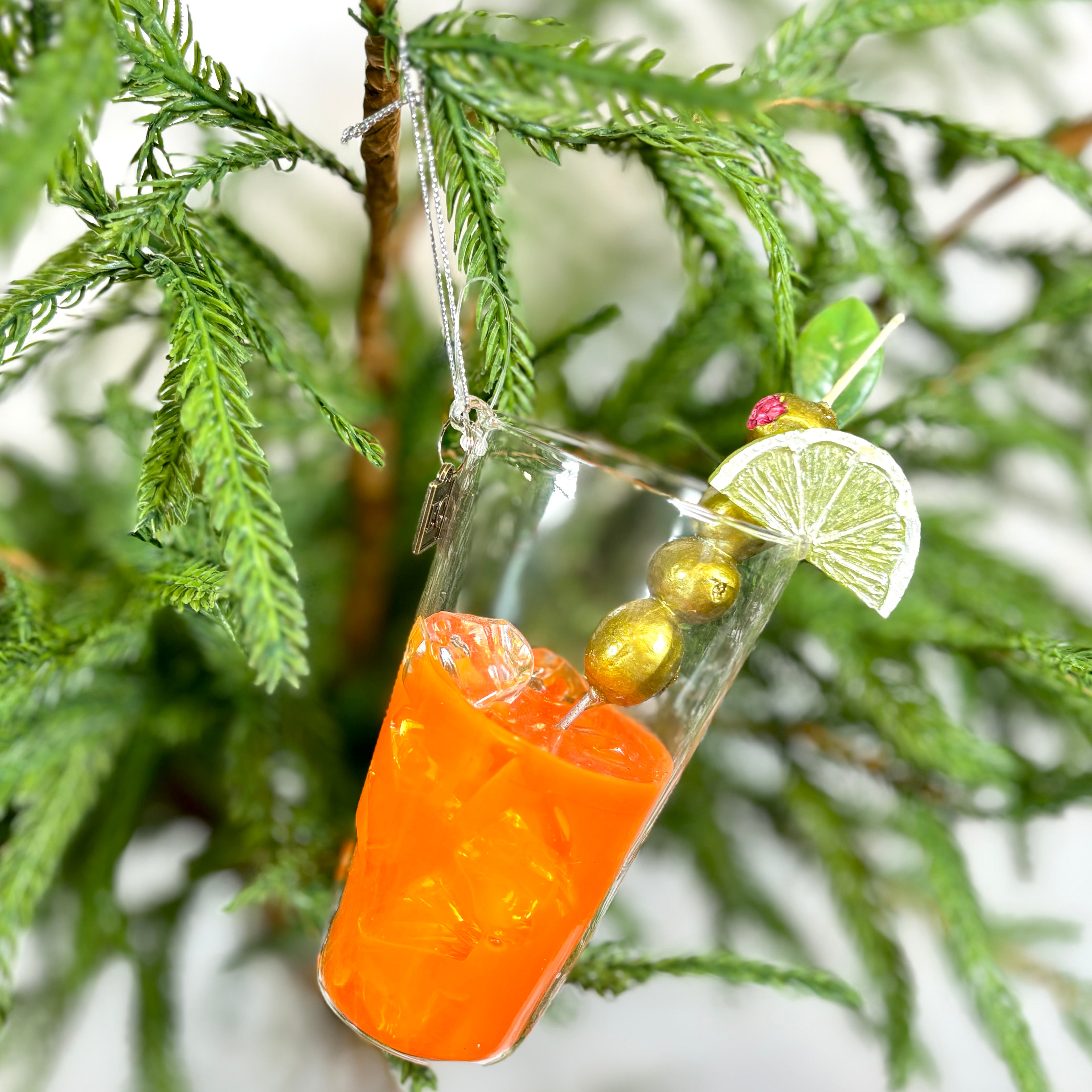 Bloody Mary Glass Ornament