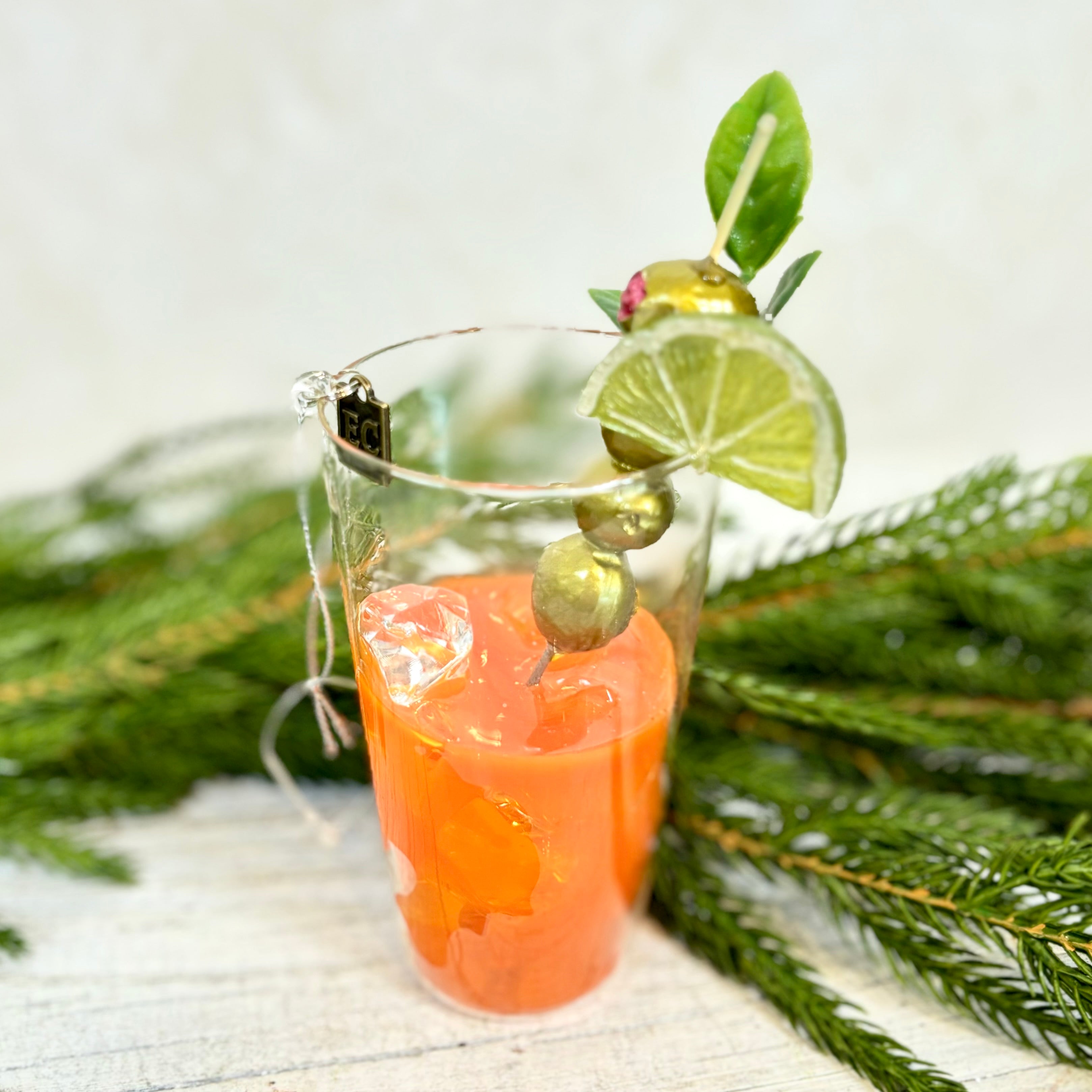 Bloody Mary Glass Ornament