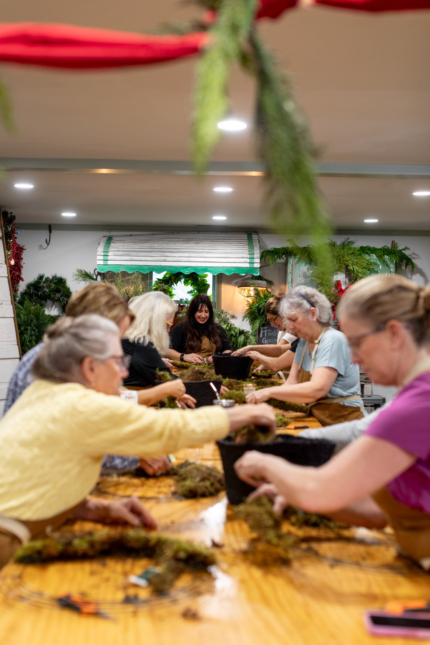 12.09.2025 @ 11AM | Fresh Holiday Evergreen Wreath Making with the Woodsman's Wife & Co.