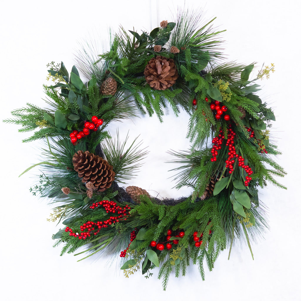 Conifer Christmas Wreath