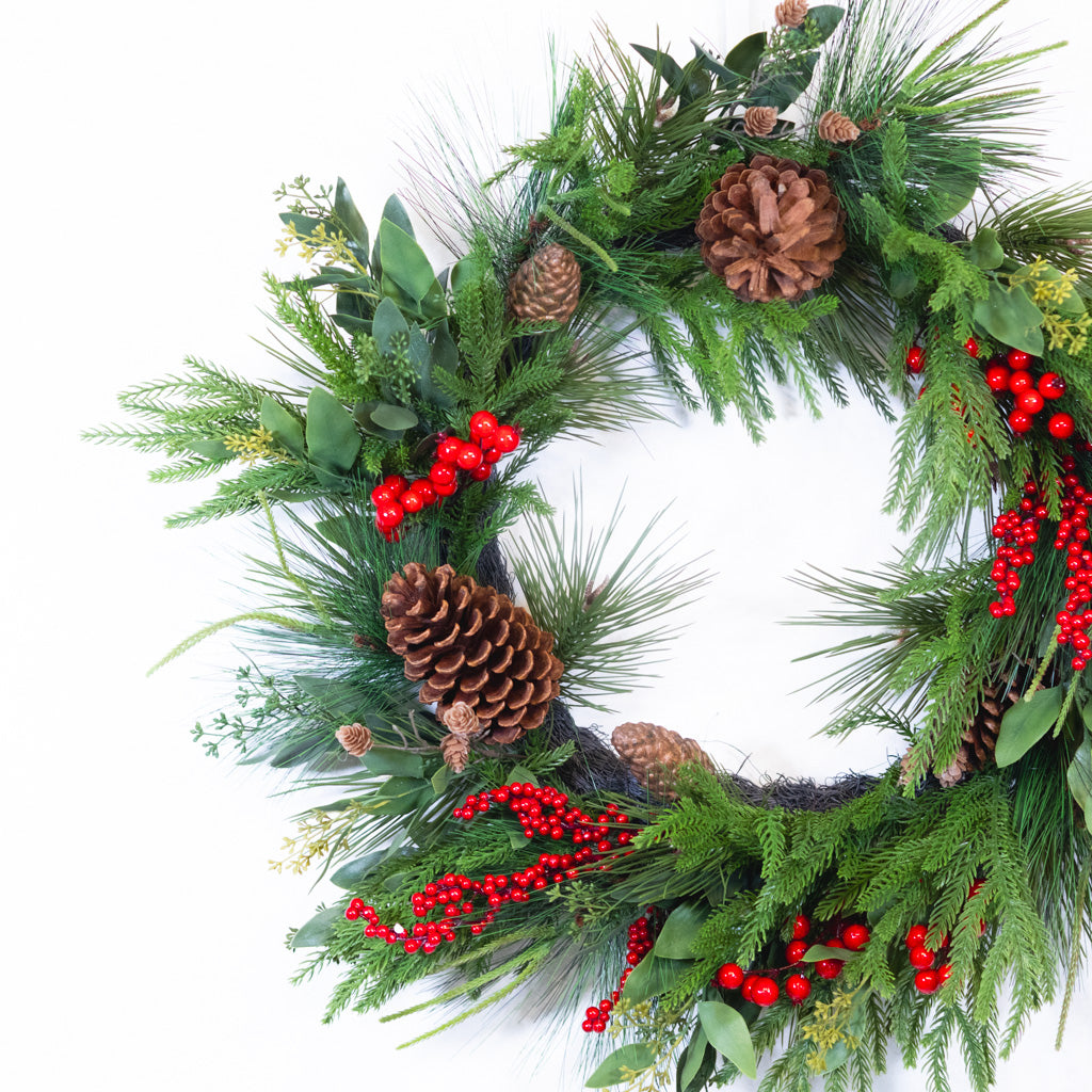 Conifer Christmas Wreath