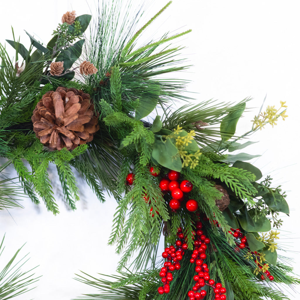 Conifer Christmas Wreath