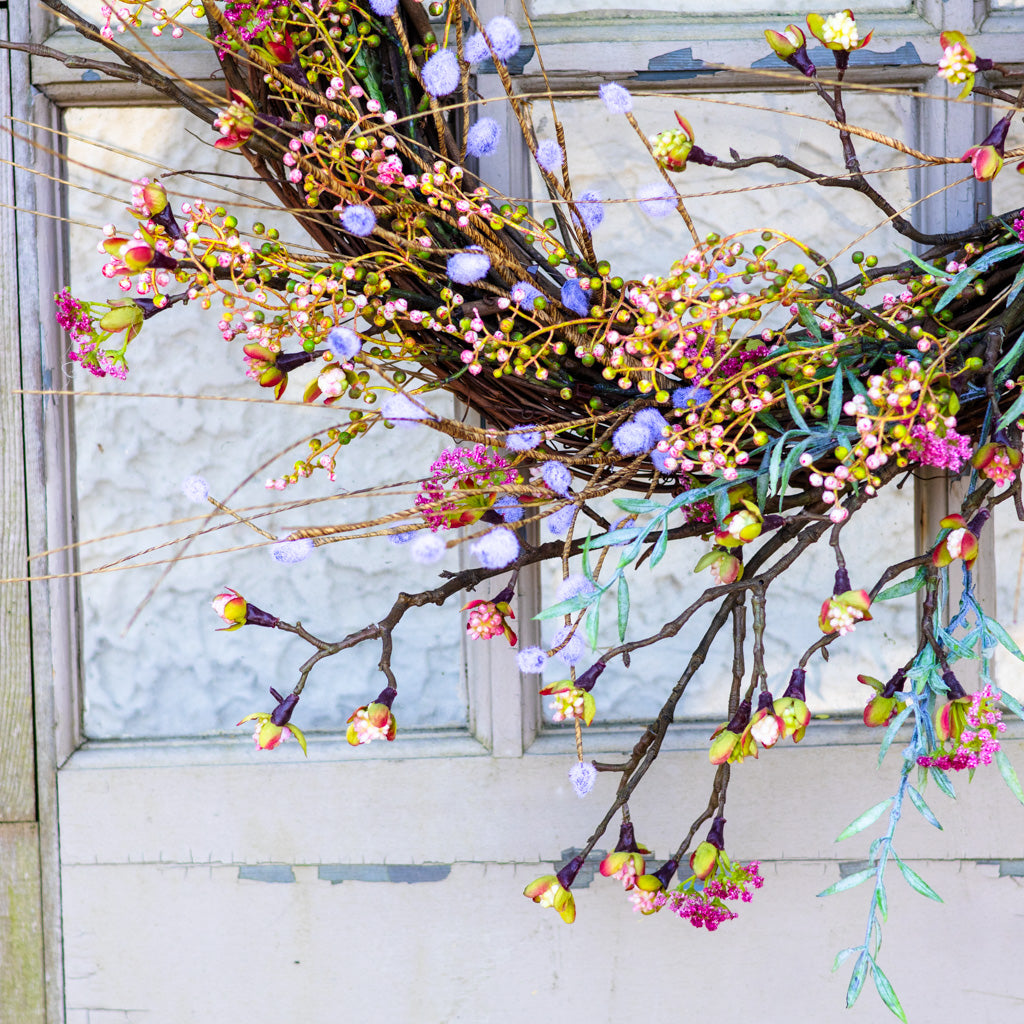 Budding Pink Wreath
