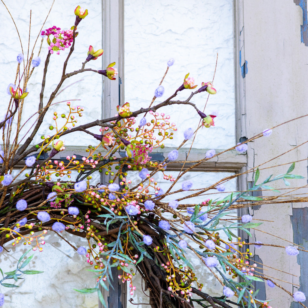 Budding Pink Wreath