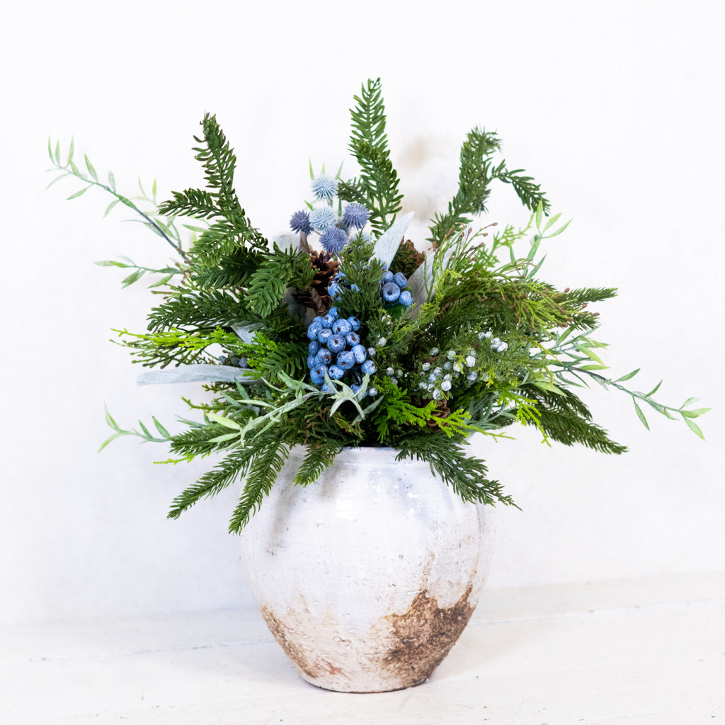 Blue Christmas Grand Bouquet Drop In