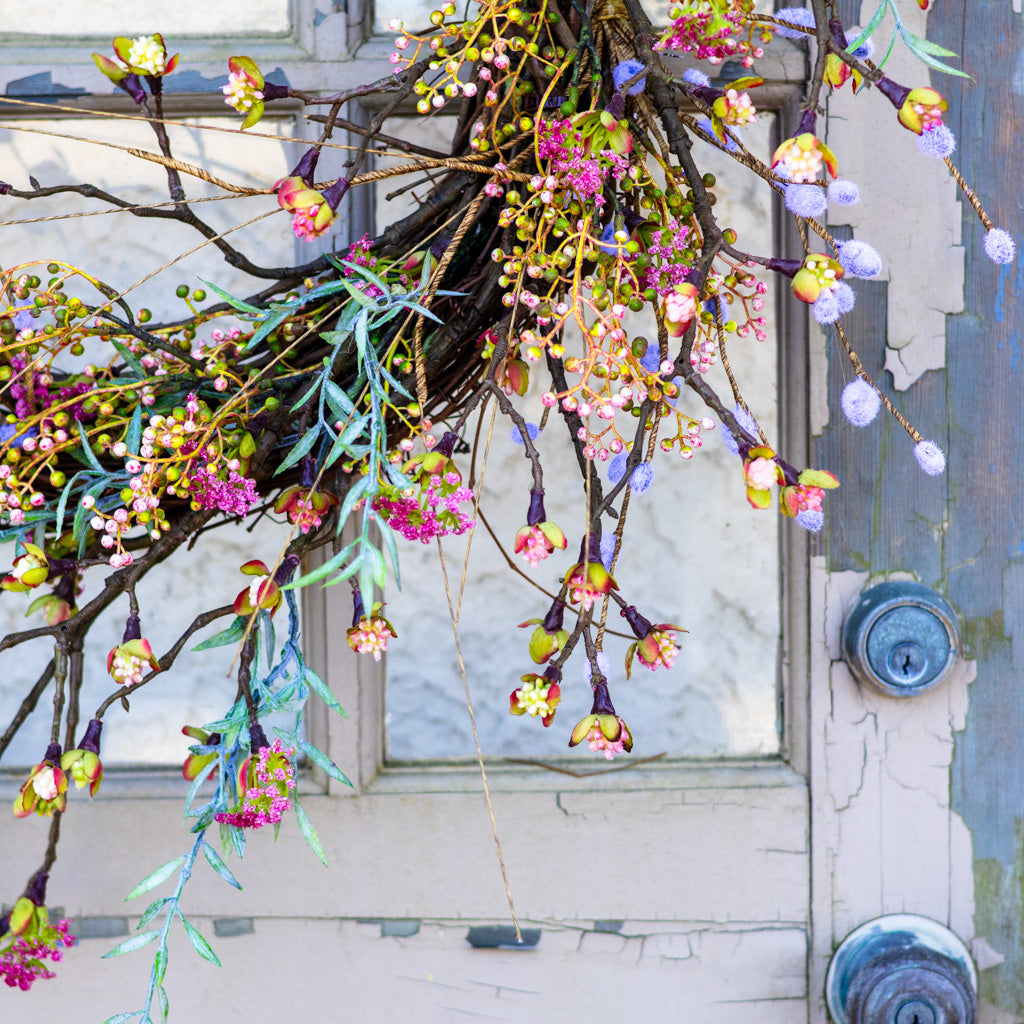 Budding Pink Wreath