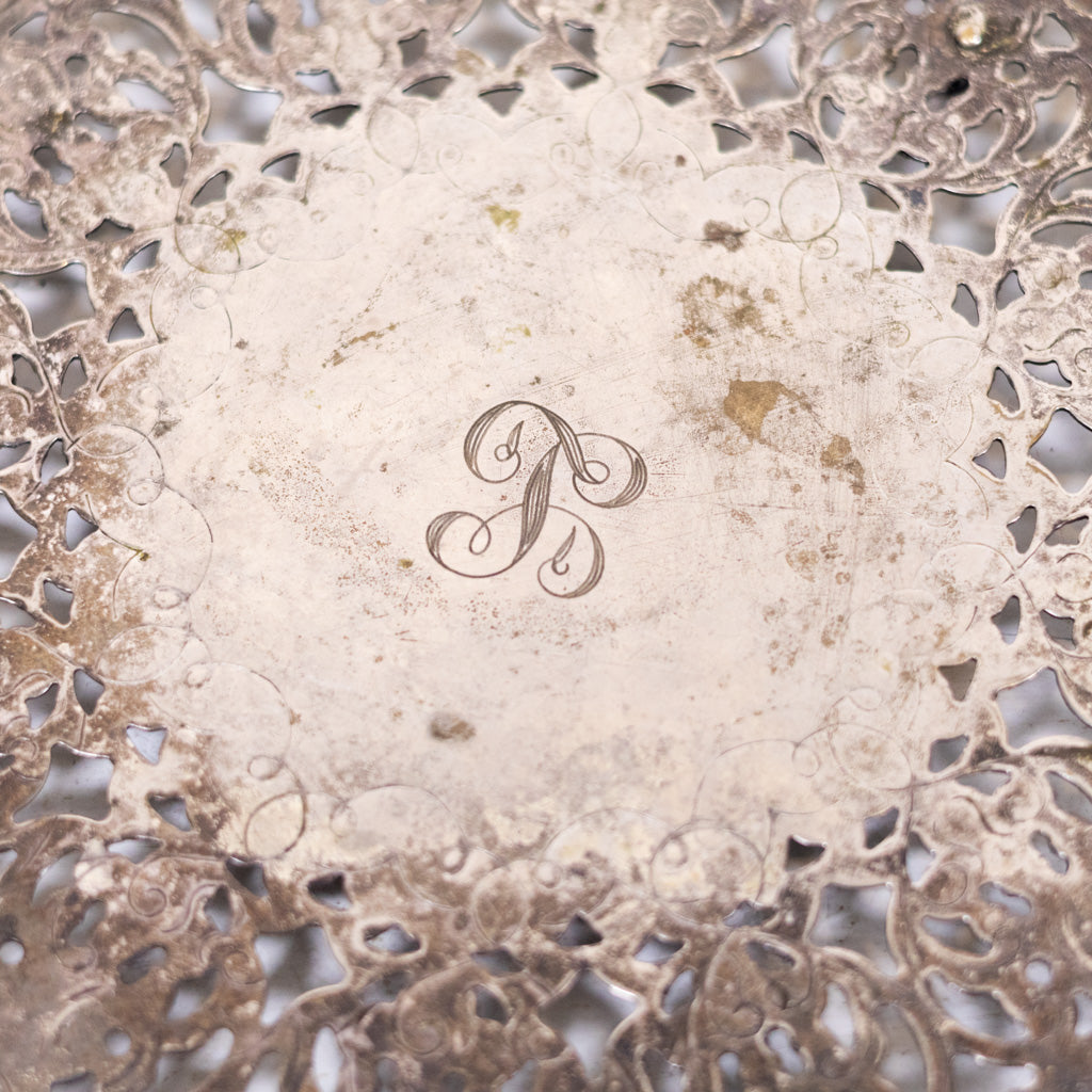 Vintage Silver Plated Tray