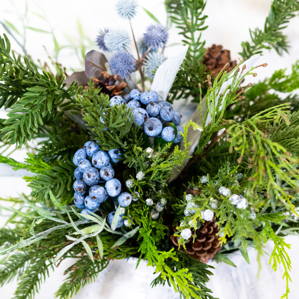Blue Christmas Grand Bouquet Drop In