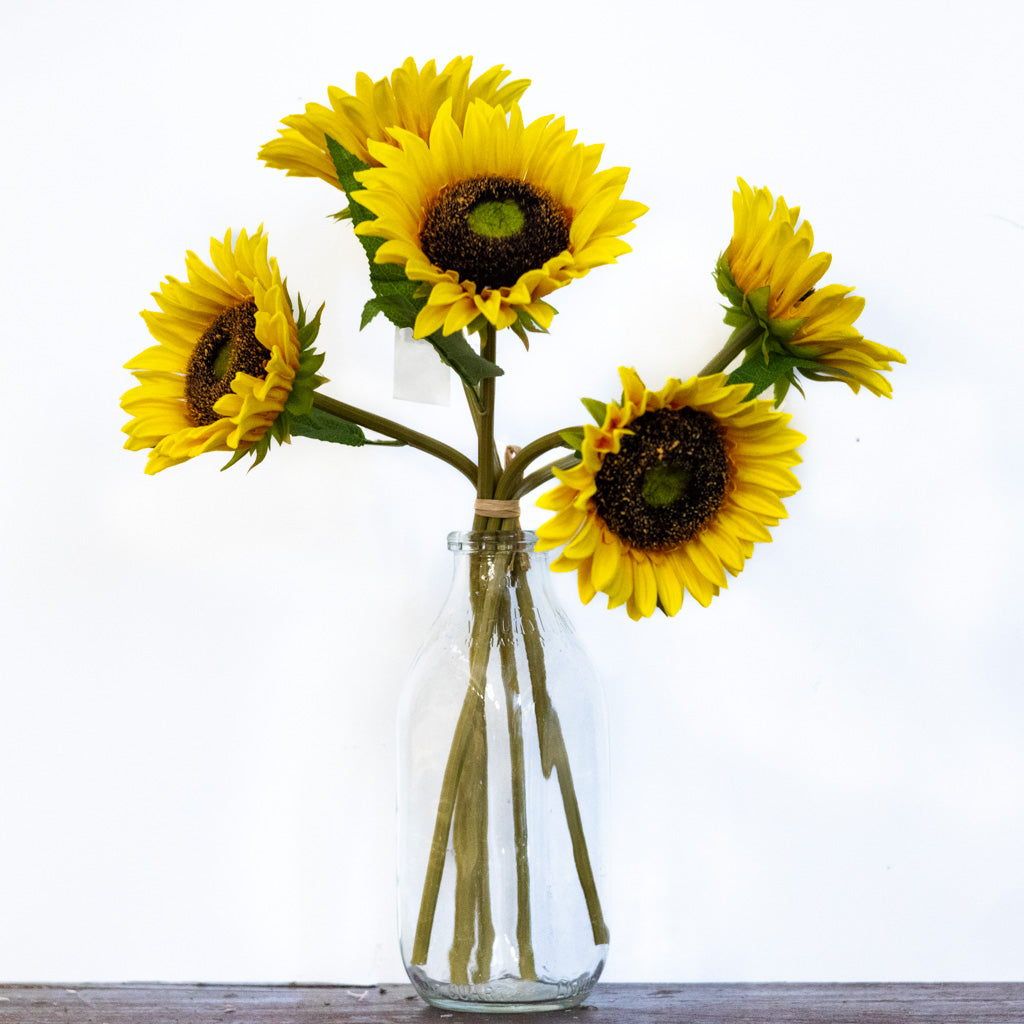 Yellow Sunflower Bundle Natural Touch