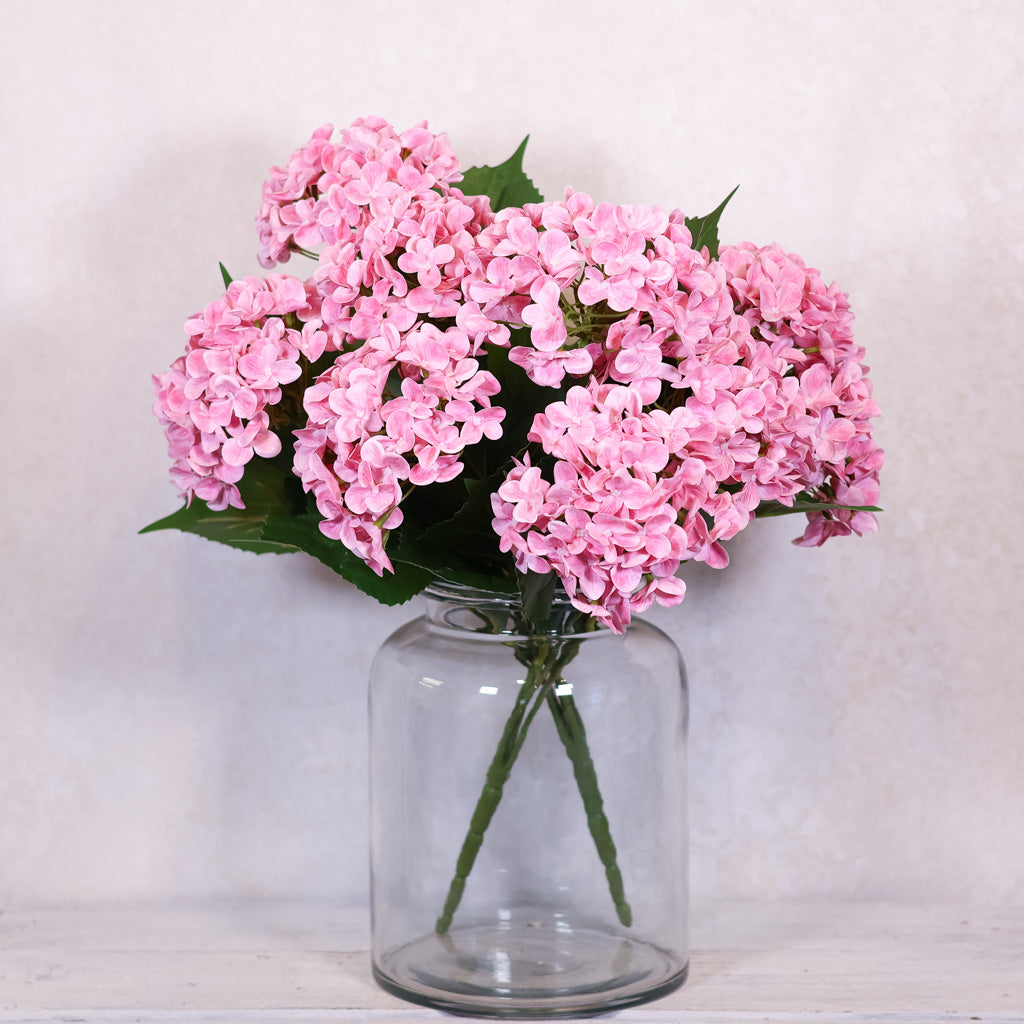 Pink Hydrangea Garden Bush Natural Touch