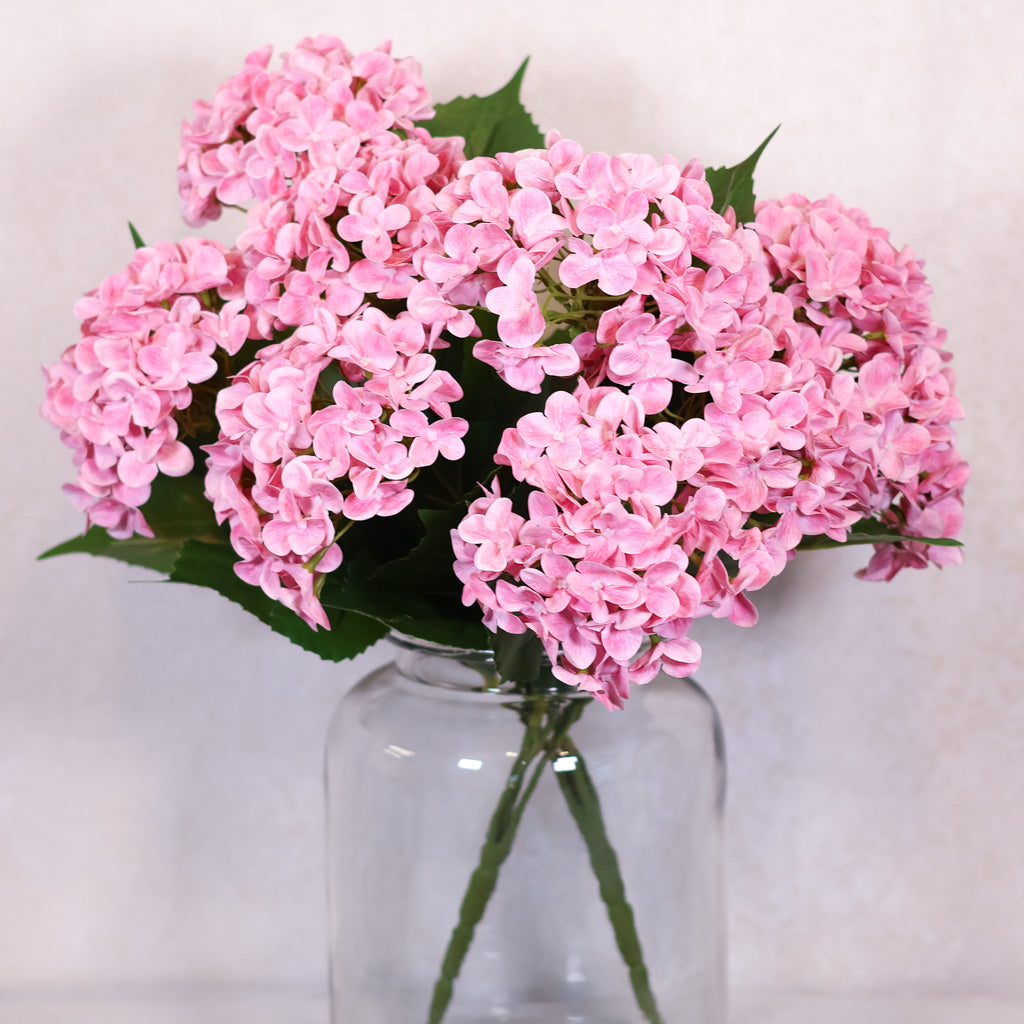 Pink Hydrangea Garden Bush Natural Touch