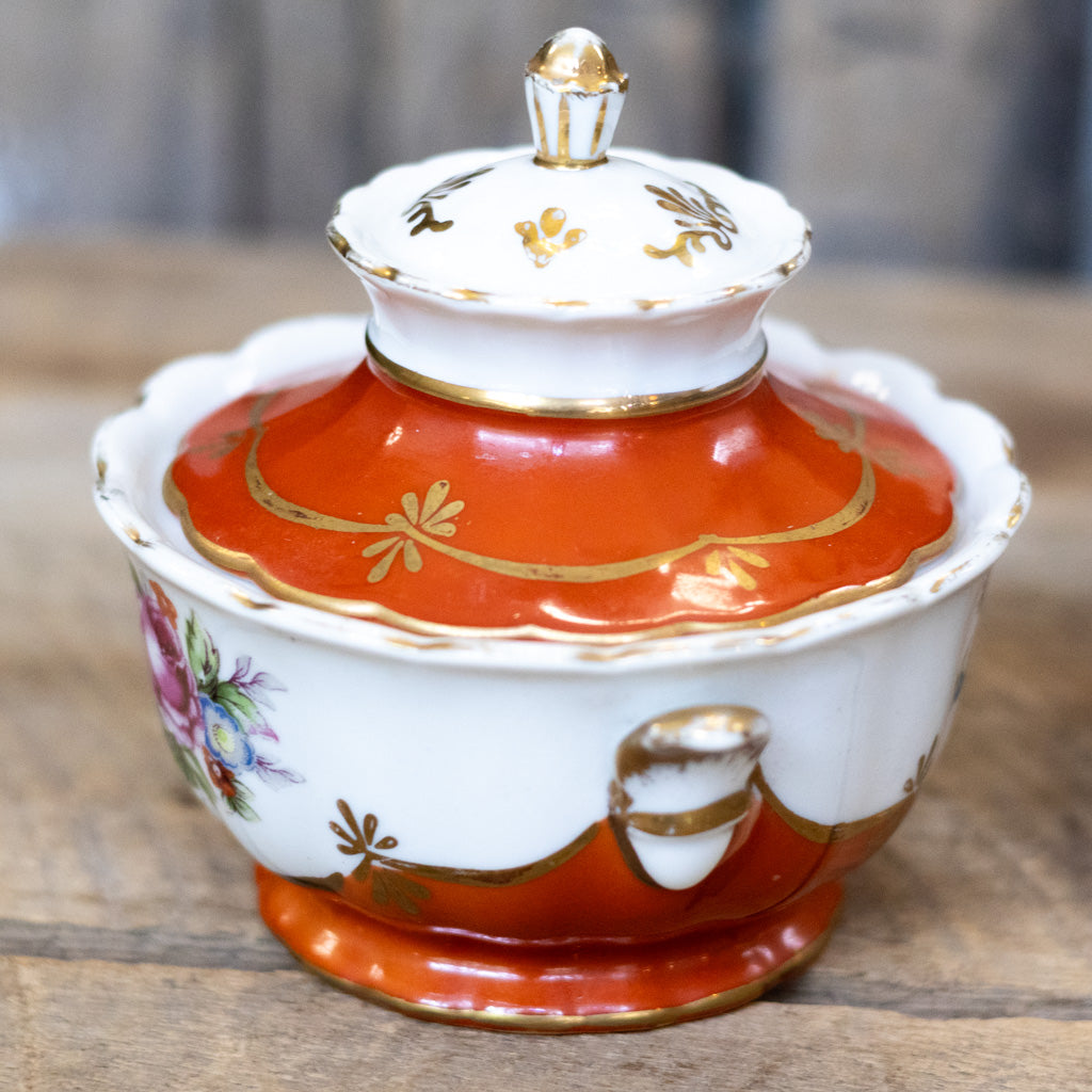 Decorative Porcelain Sugar Bowl