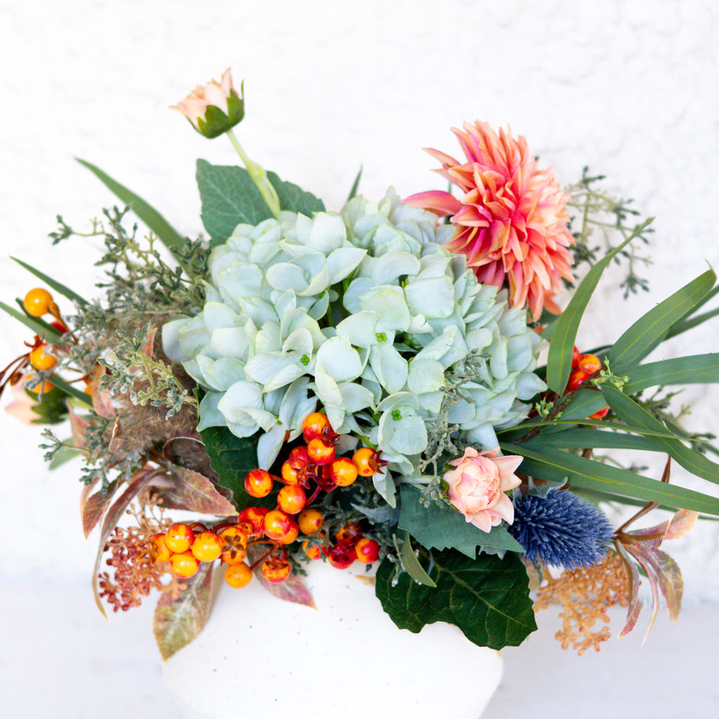 Autumn Dahlia Bouquet Drop In