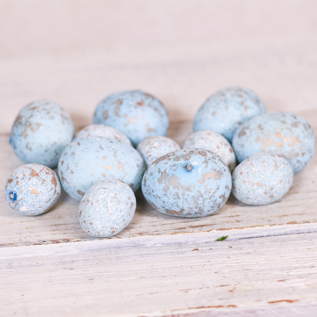 Glided Styrofoam Bloomsbury Egg Bag of Twelve