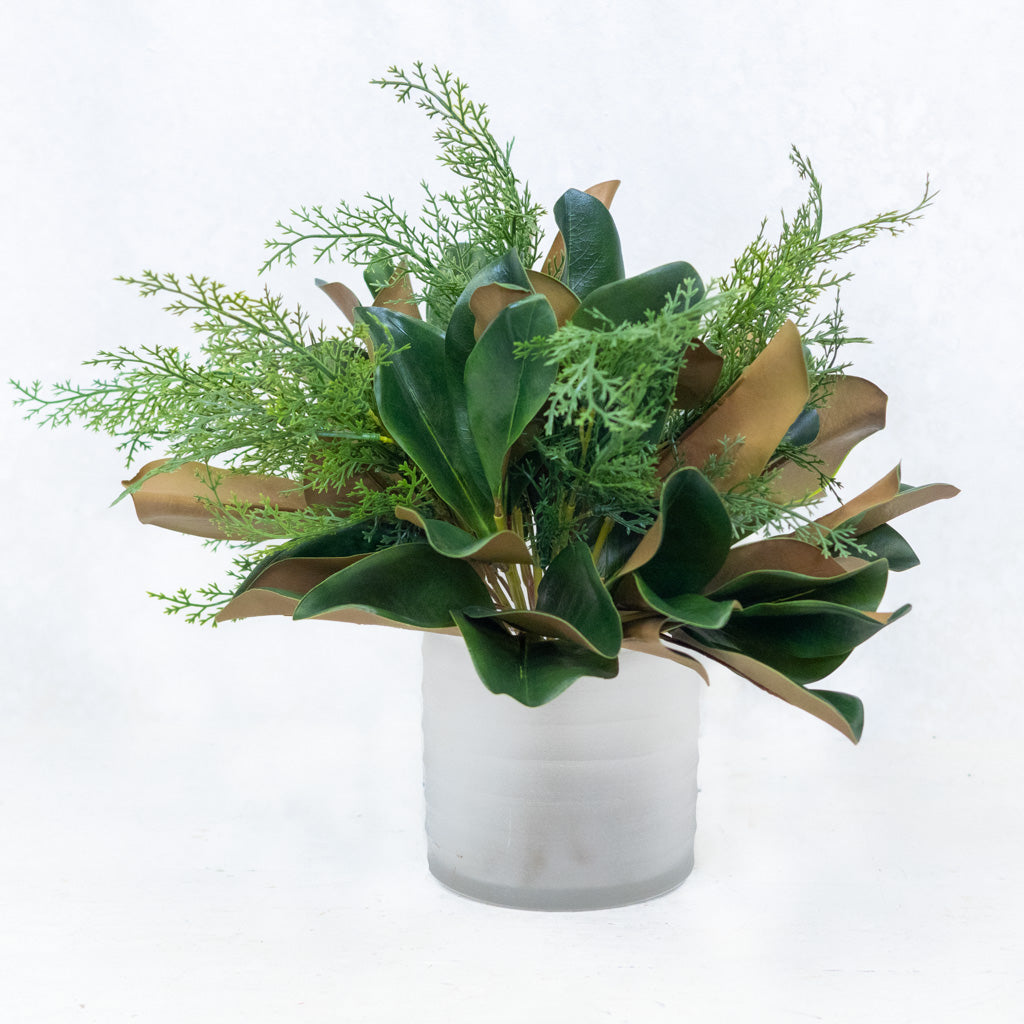 Magnolia Leaf and Cedar Bundle