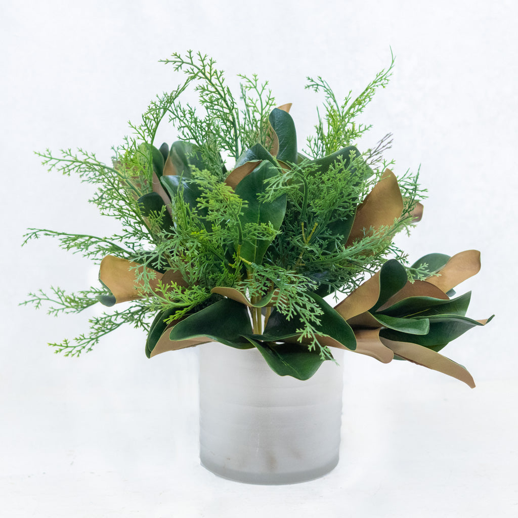 Magnolia Leaf and Cedar Bundle