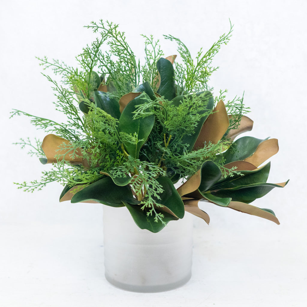 Magnolia Leaf and Cedar Bundle