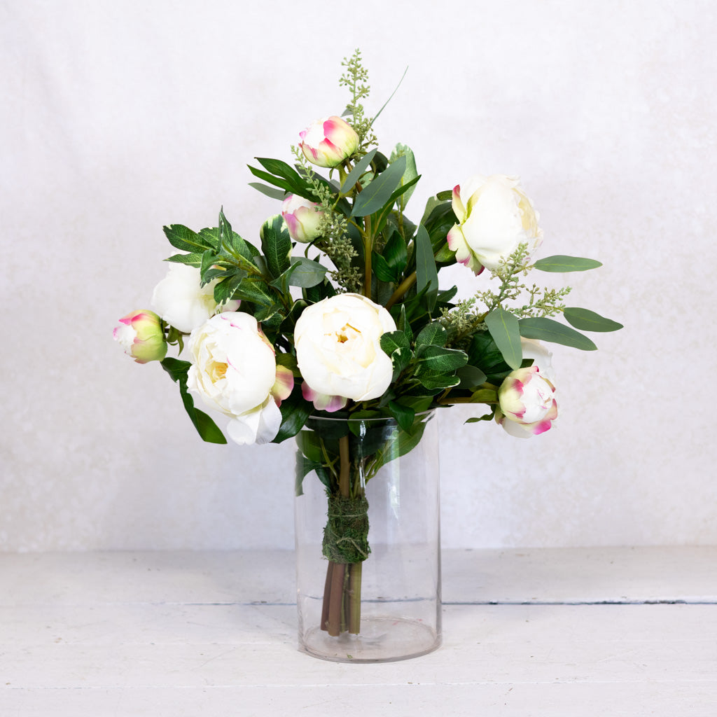 White Peony Grand Bouquet