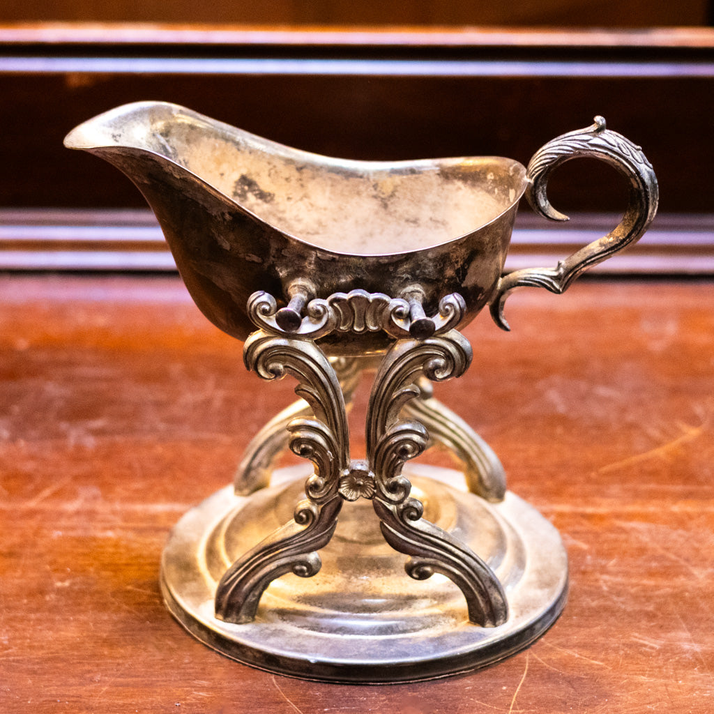 Vintage William Rogers Silver Plated Gray Boat
