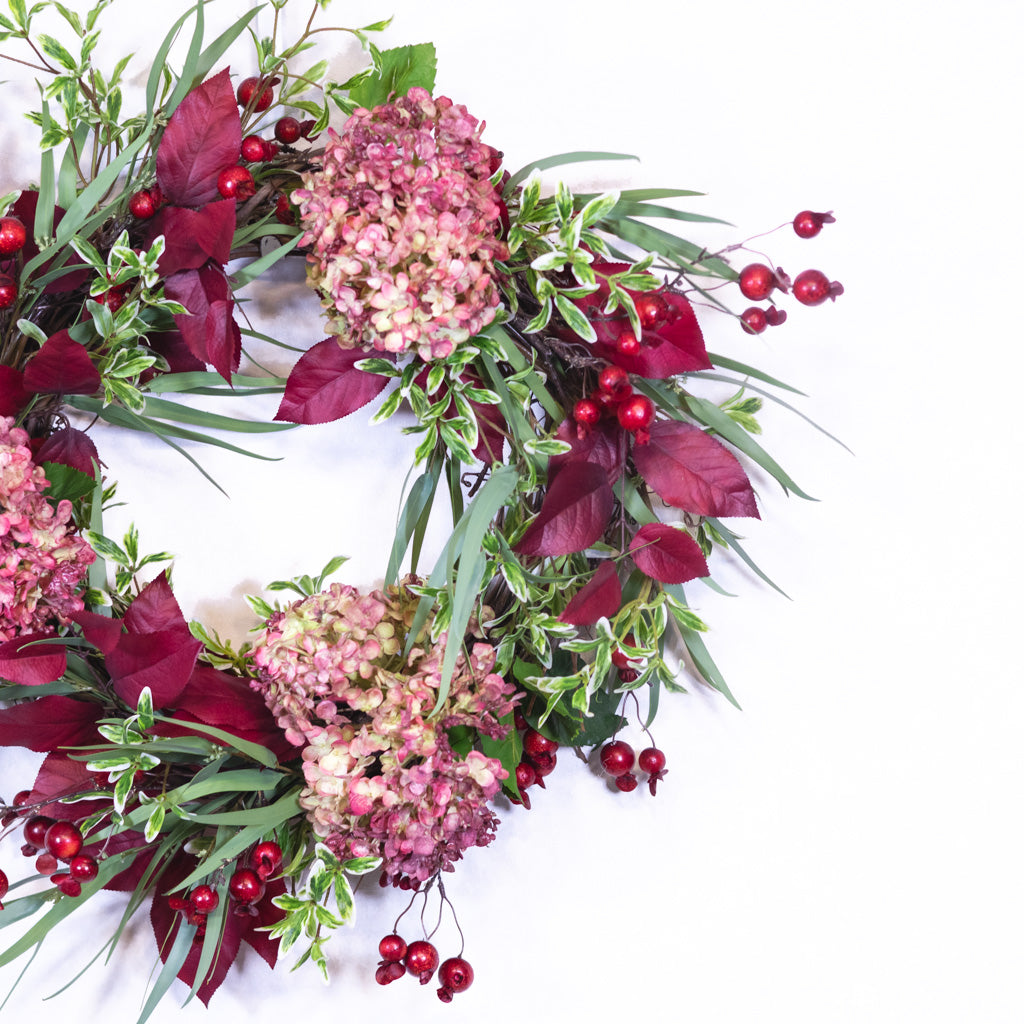 Pomegranate Bordeaux Wreath