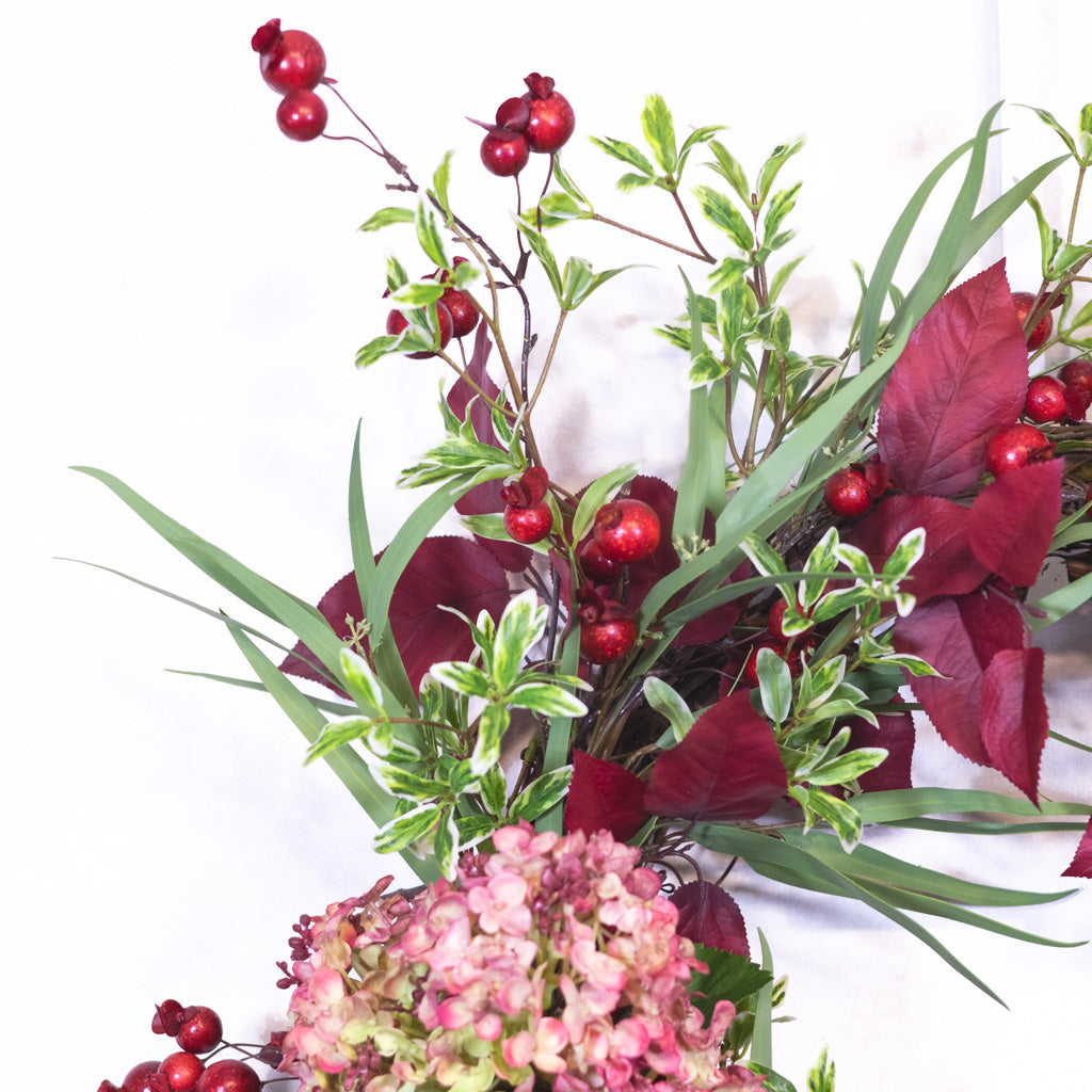Pomegranate Bordeaux Wreath