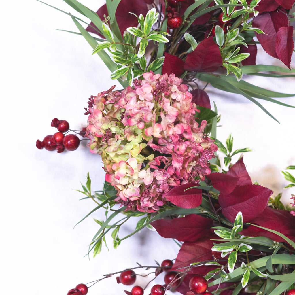 Pomegranate Bordeaux Wreath