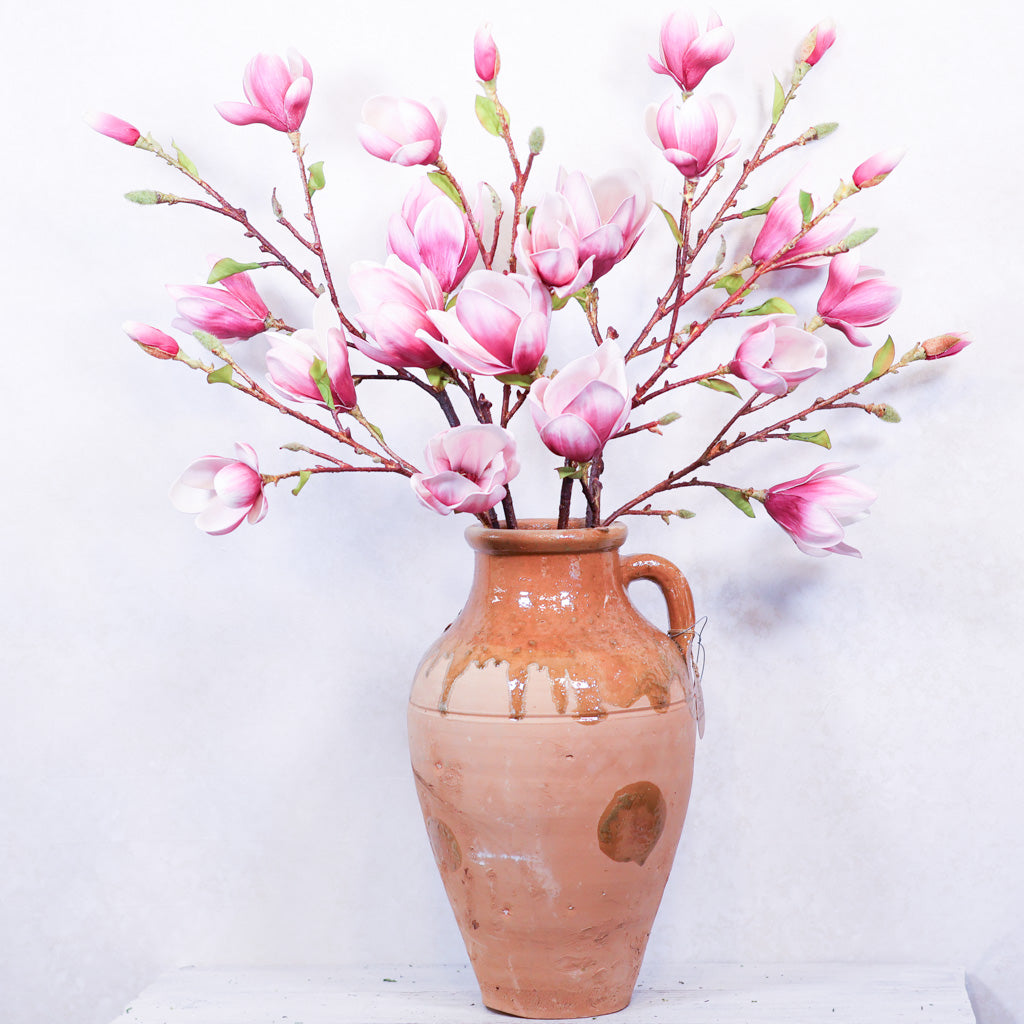 Pink Saucer Magnolia Spray Stem