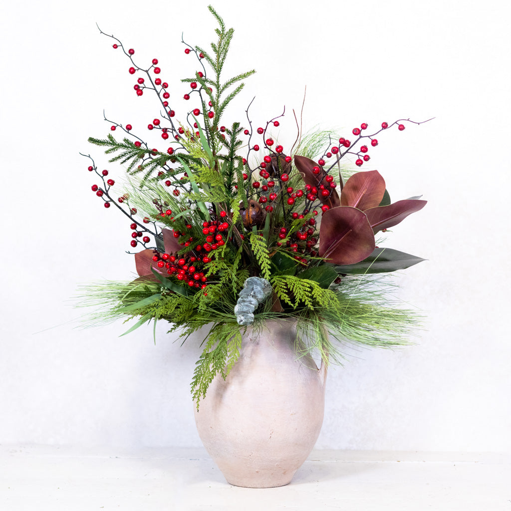 Jingle Bell Holiday Bouquet Grand Drop In