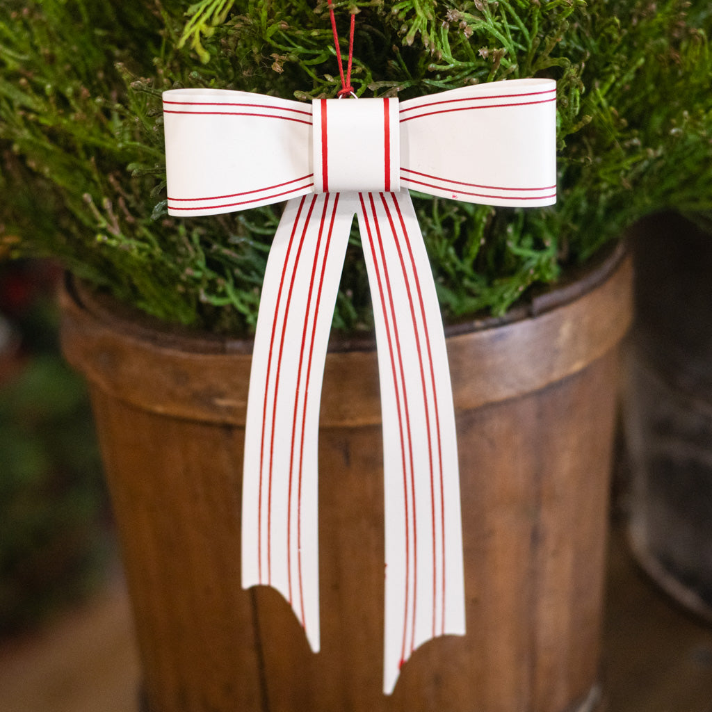 Red White Candace Ornament