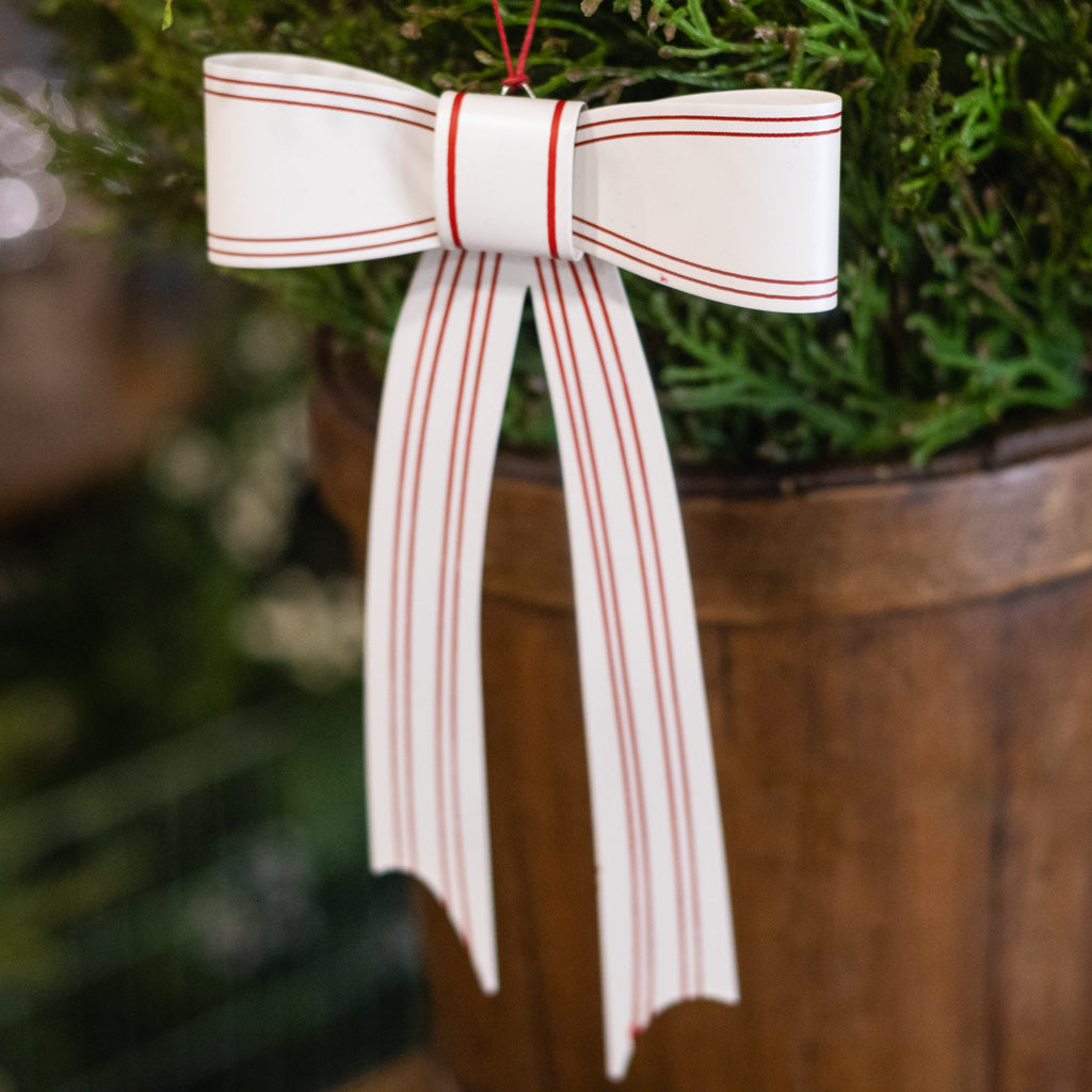 Red White Candace Ornament