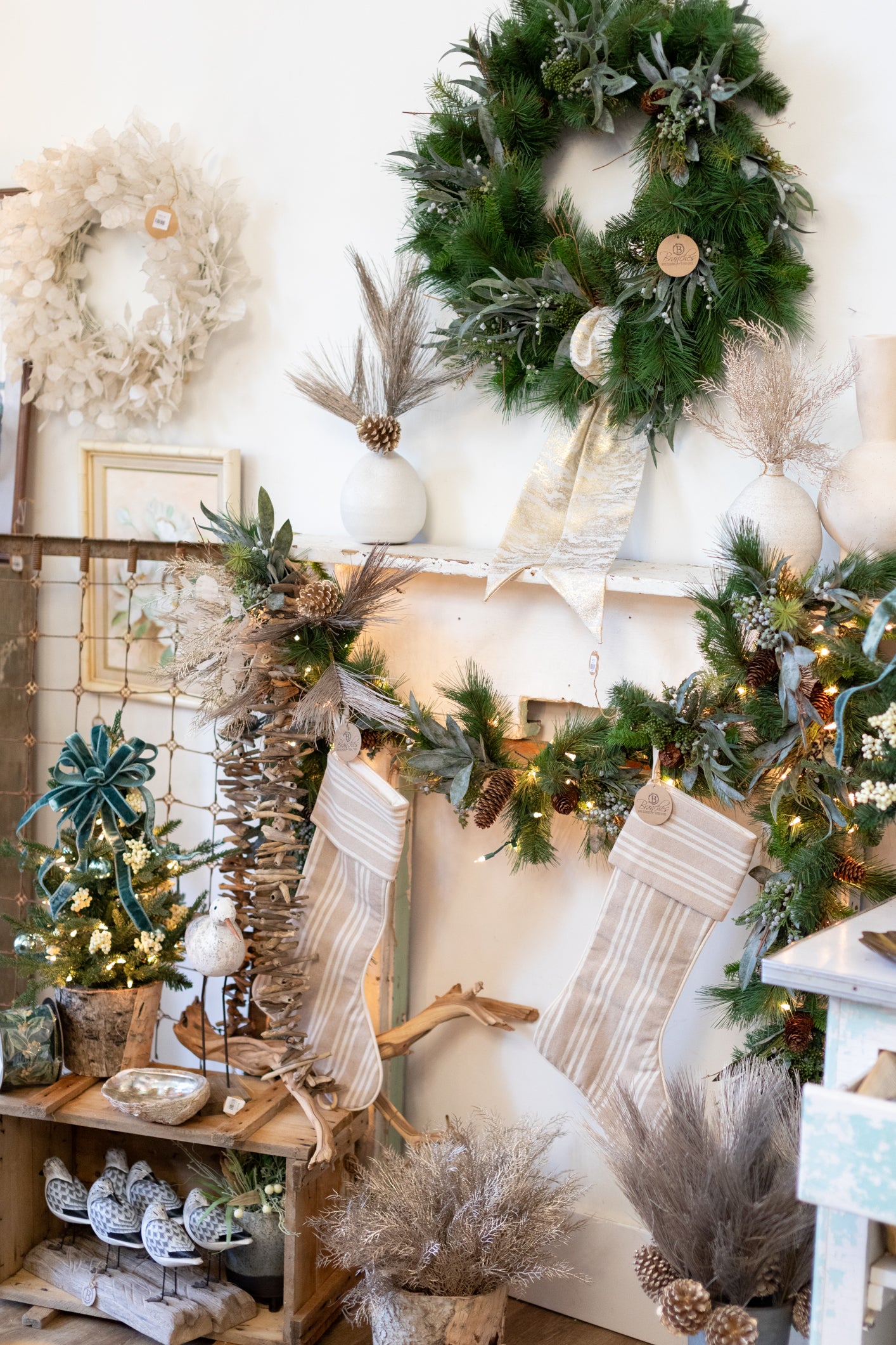 6 ft. Seeded Eucalyptus and Pine Garland