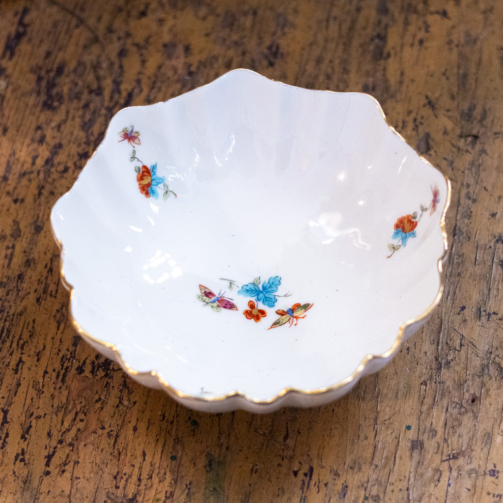 Lenox Small Gold Rim Floral Bowl
